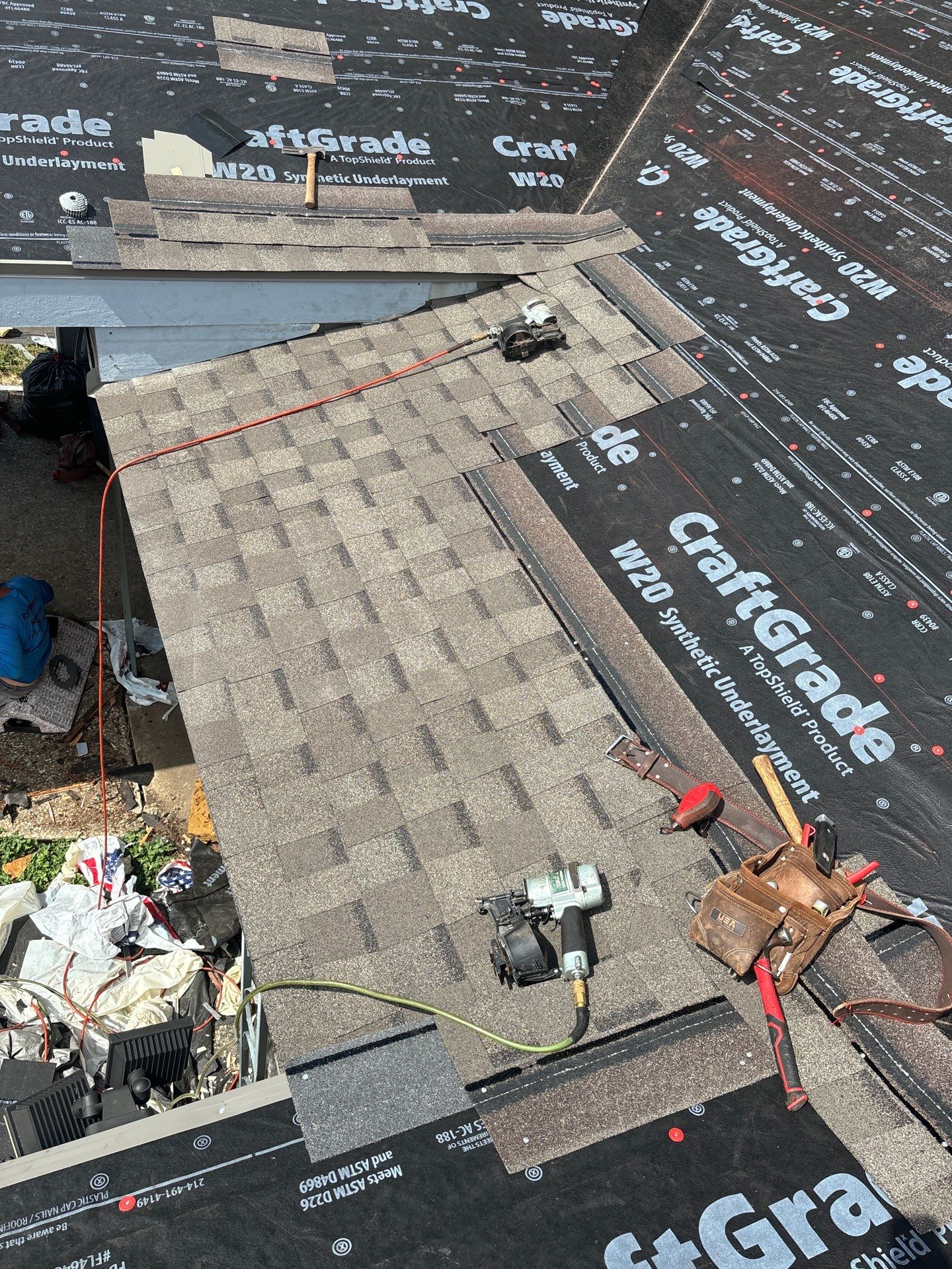 Residential Roofing Repair using Owen's Corning Duration (Lifetime) Shingles by Roof Repair Company