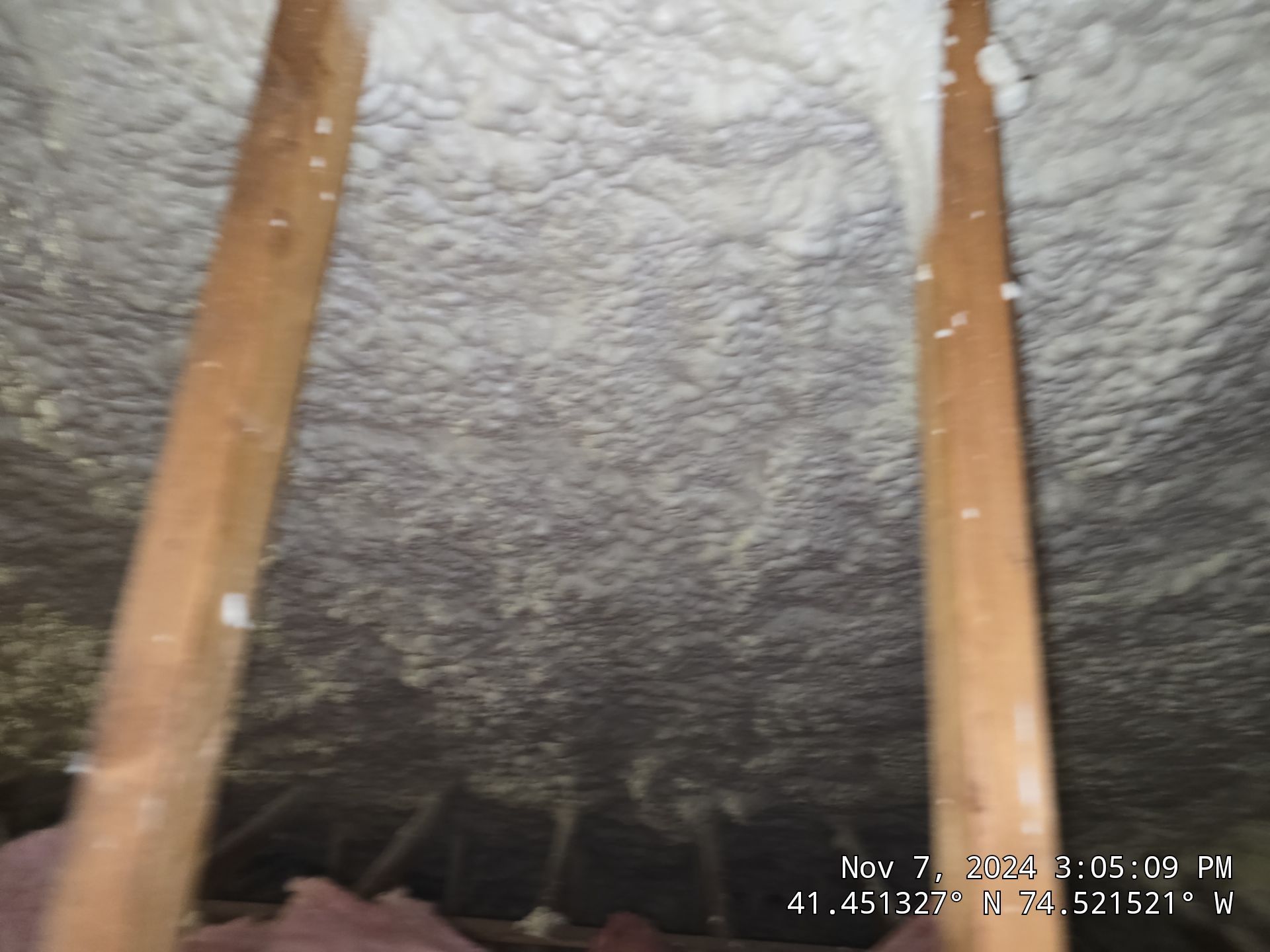 Attic Insulation using open cell spray foam by NYS Foam & Energy