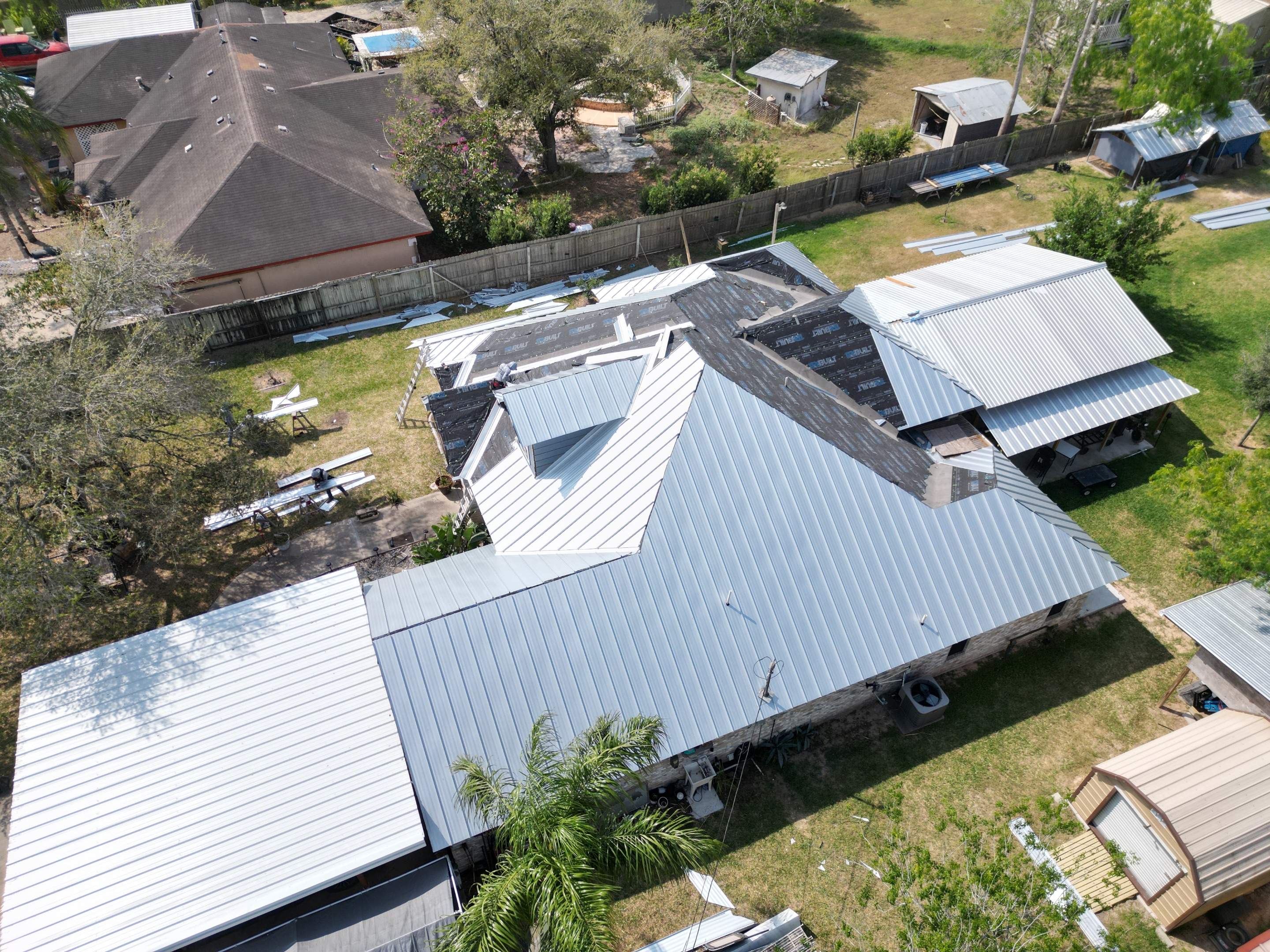 Project in Mercedes, TX by Marva Roofing