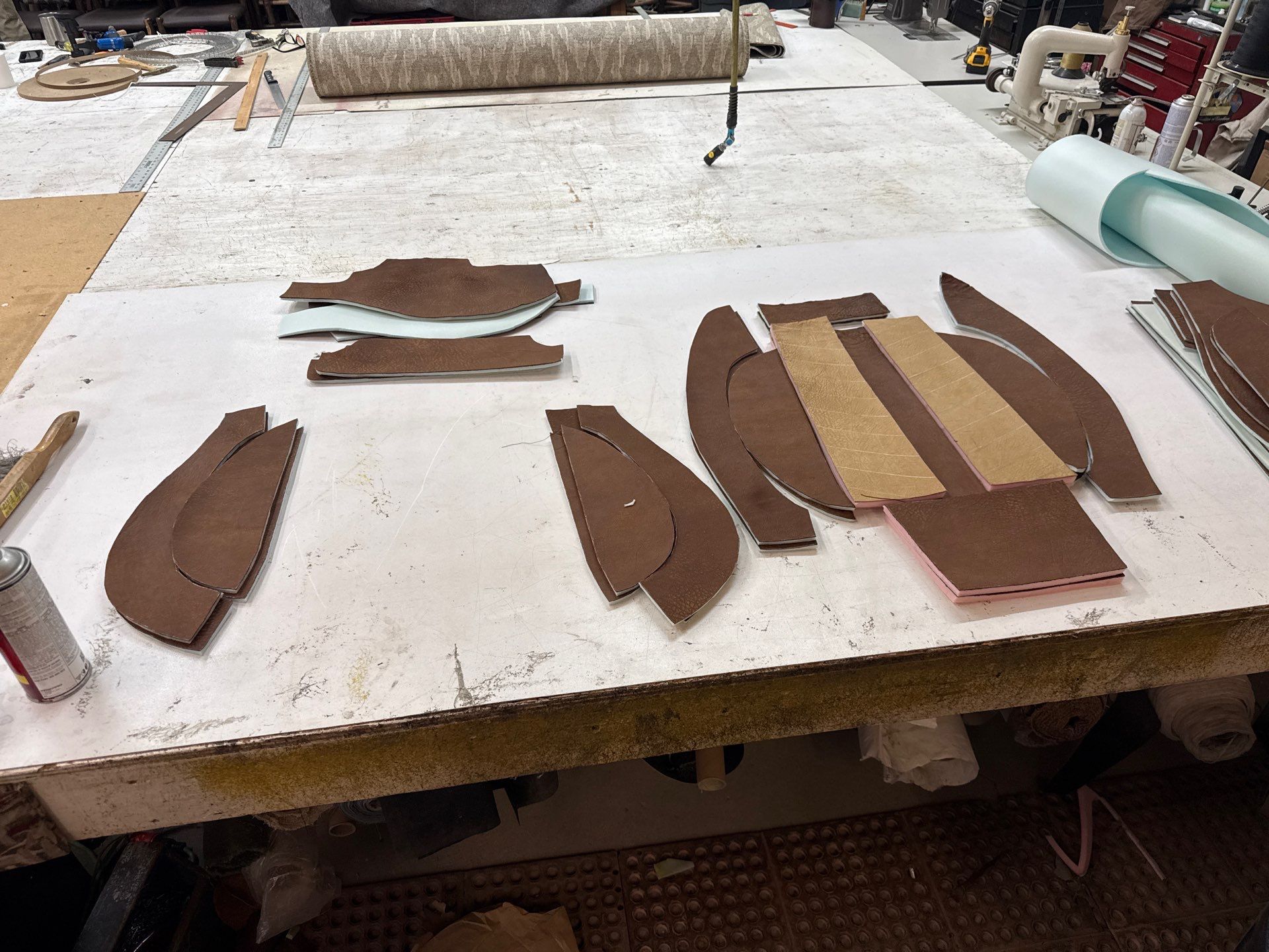 1963 Nova SS Custom Leather Interior  by Rocky Mountain Upholstery Co