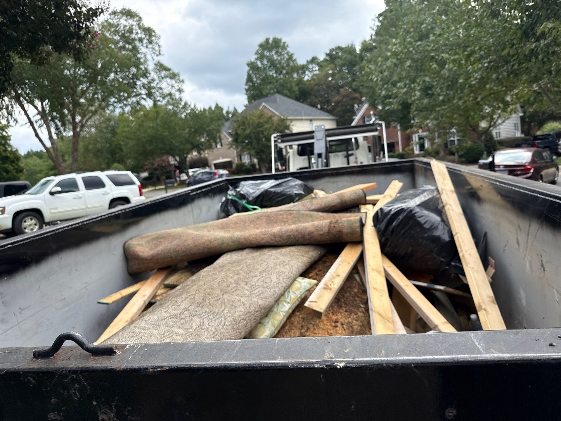 Project in Huntersville by Badger Hauling