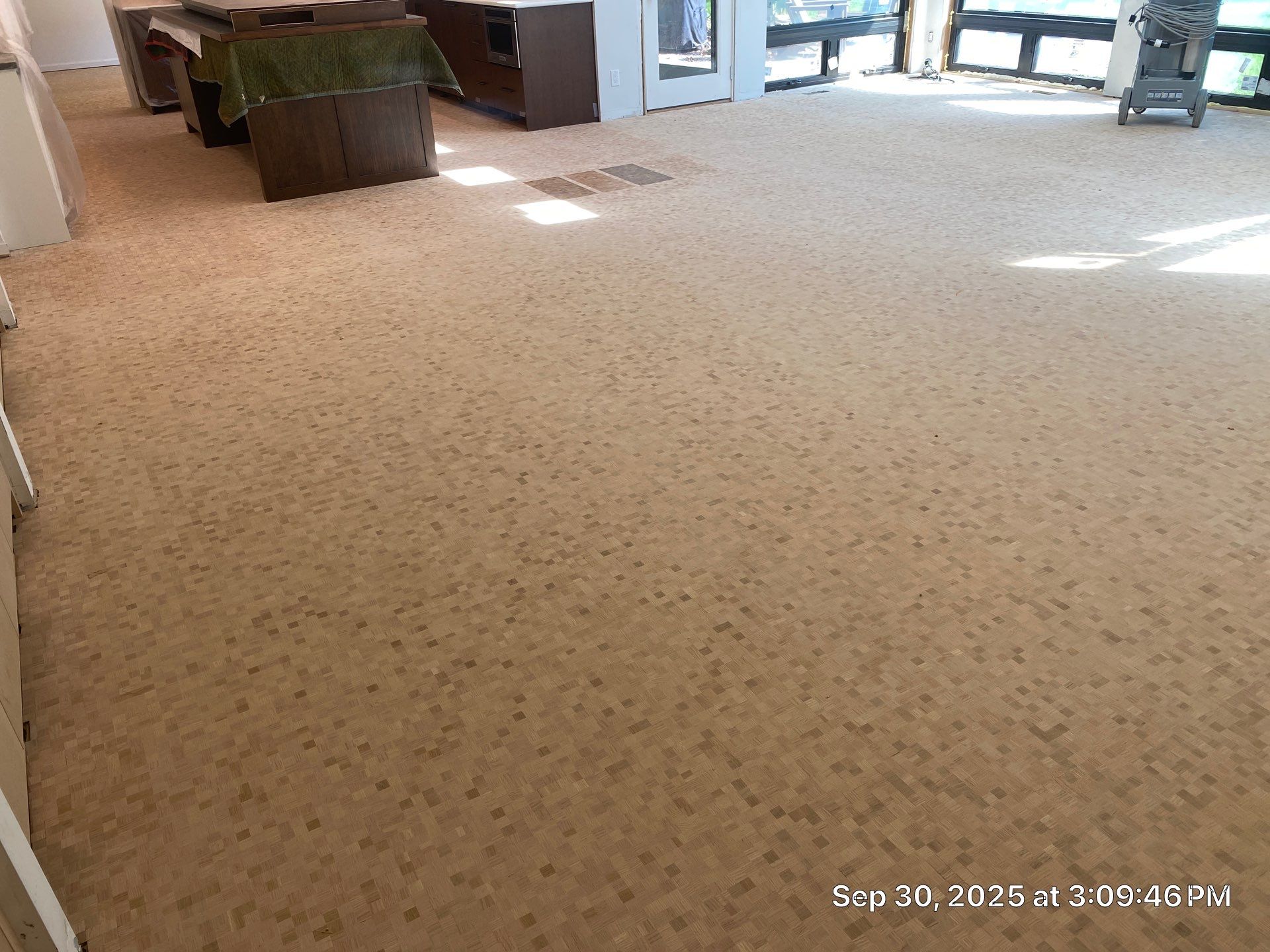 UNIQUE MID CENTURY MODERN Square Wood Tile Floor by RTBaldwin Hardwood Floors