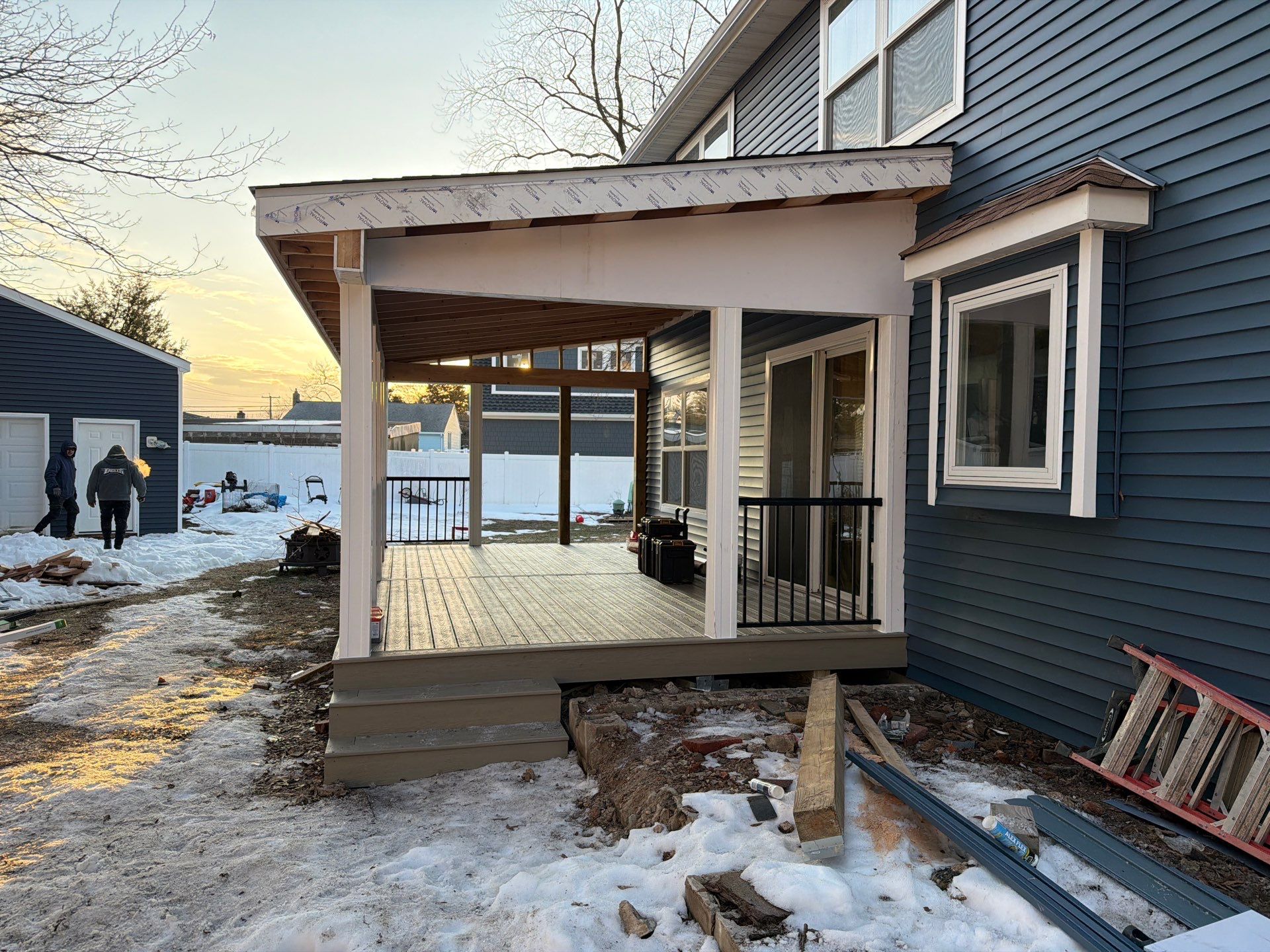 New Deck Porch In Keport by deck guardian