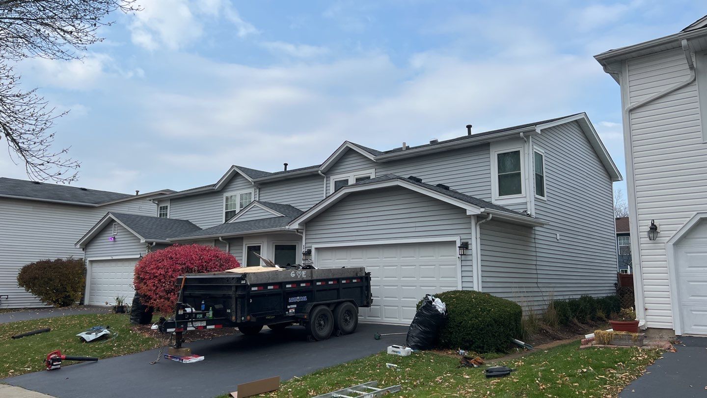 Multi-family unit roof replacement. using GAF Timberline HDZ by Pro Home Services Inc