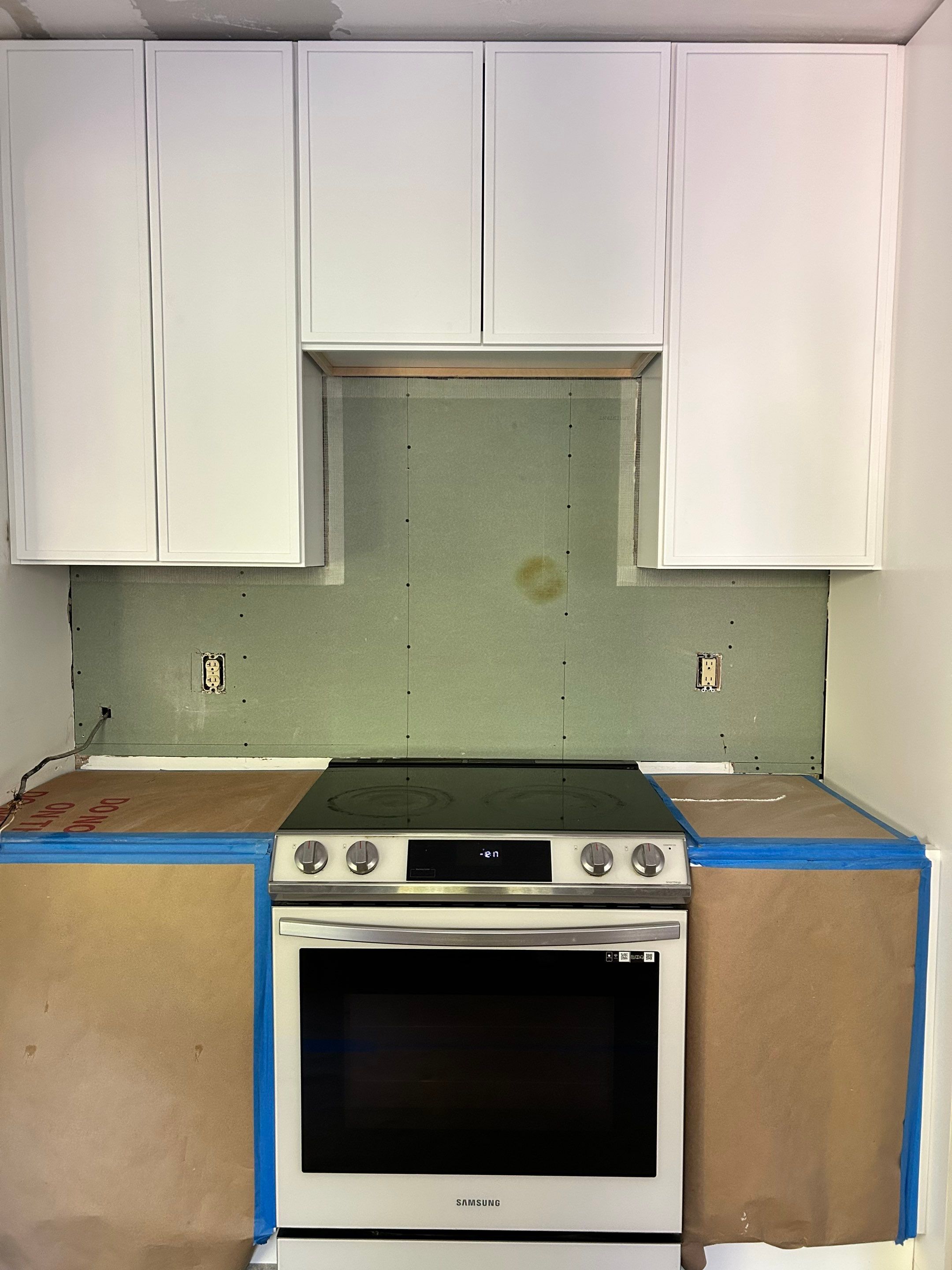 Blue Backsplash - Delray Beach by Hevi Tile
