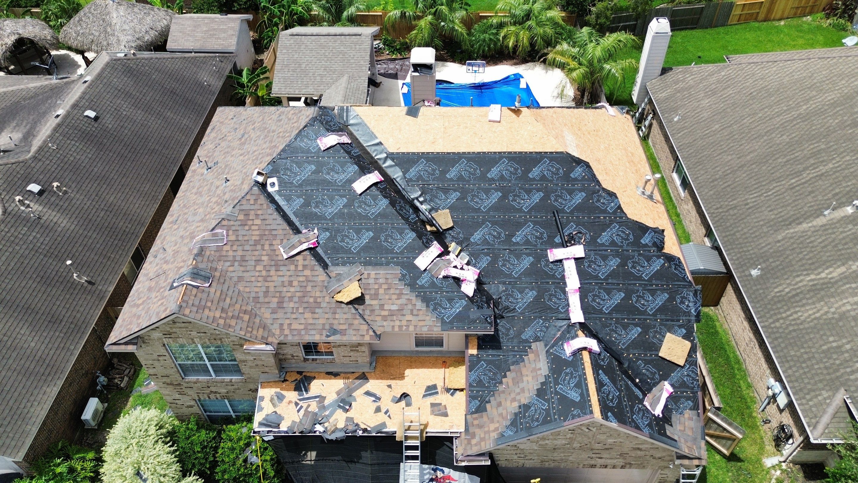 Roof Replacement in League City using Owens Corning Duration by Super Roofer LLC