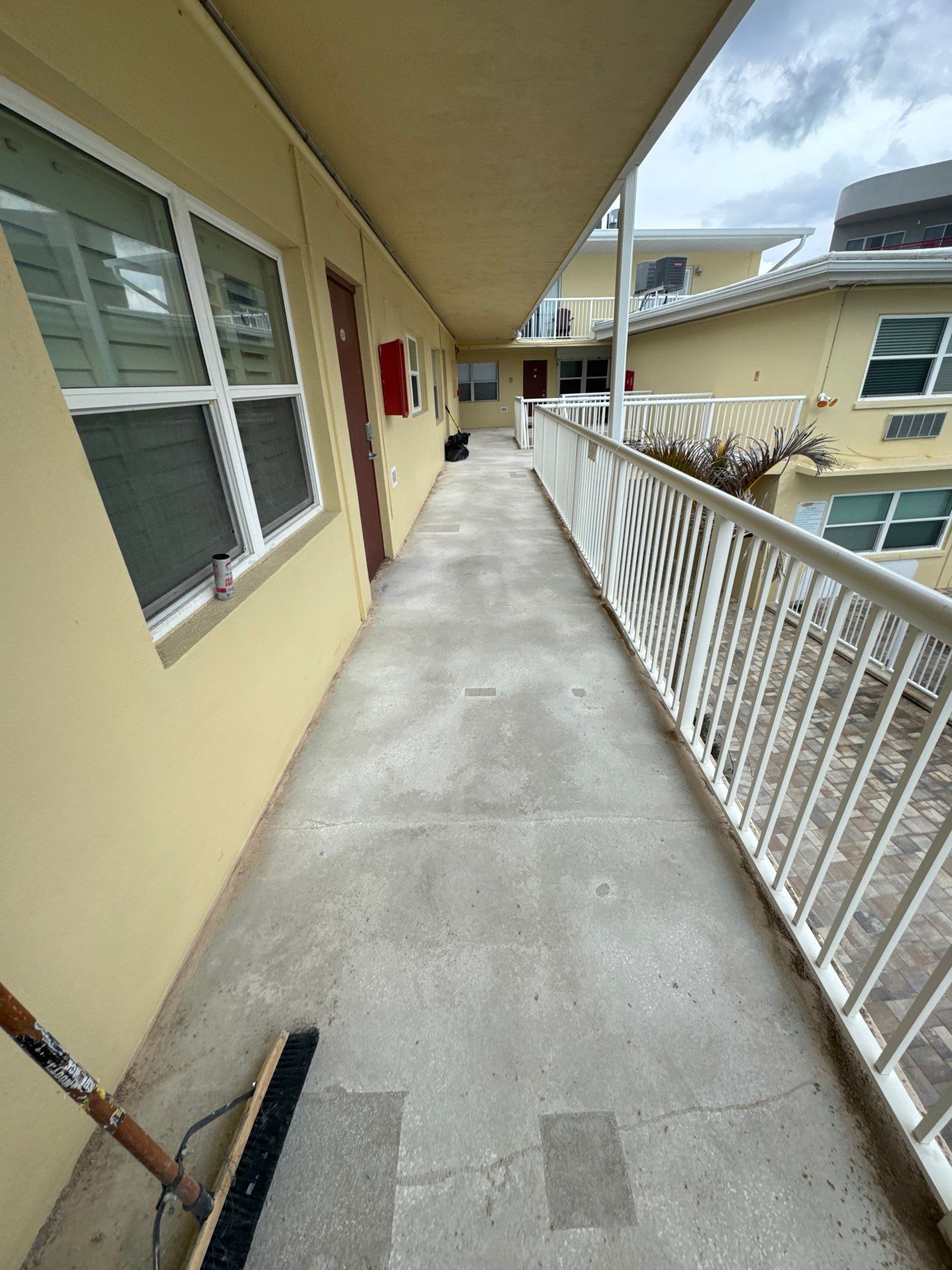 Patio Upgrade with Coyote Flake by Performance Floors & Coating