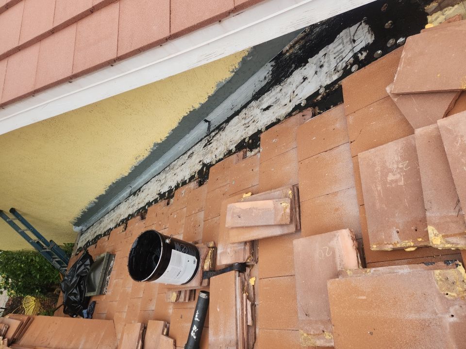 Concrete Tile Roof Repair using Concrete Roof Tile by Aastro Roofing