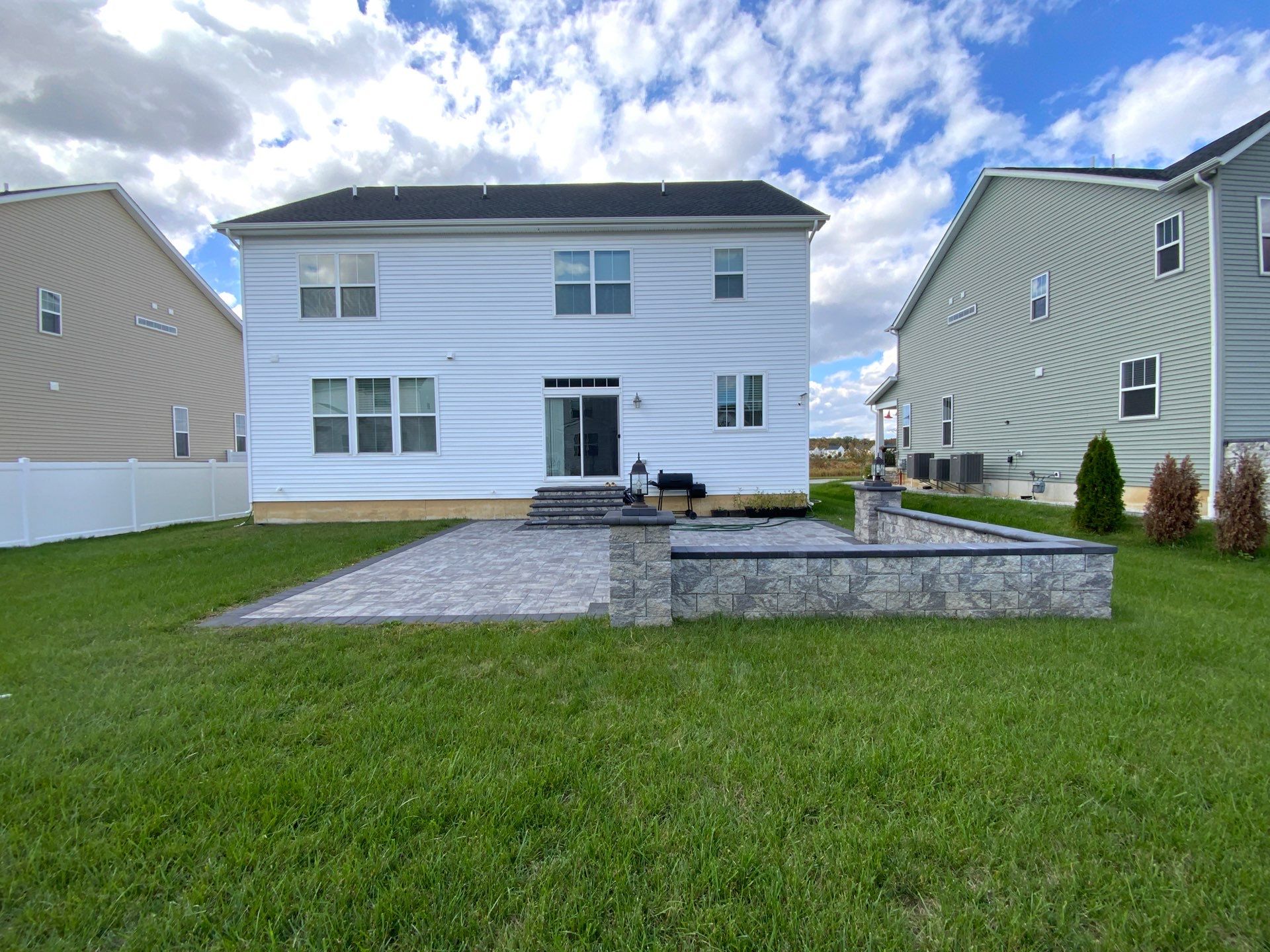 Custom Belgard Paver Patio Design & Installation in Delaware by Studio G Indoor Spaces & Outdoor Living