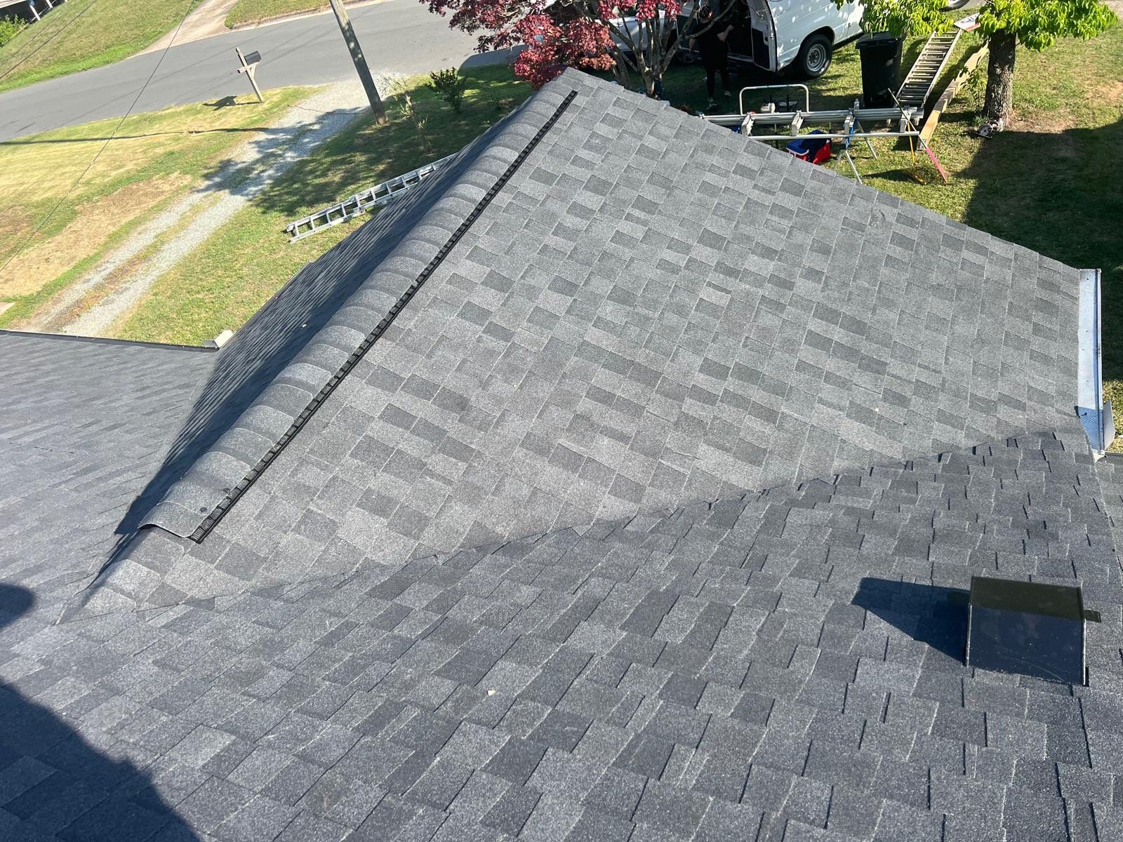 Roof replacement by hail damage by Just Brilliant Restoration JBR