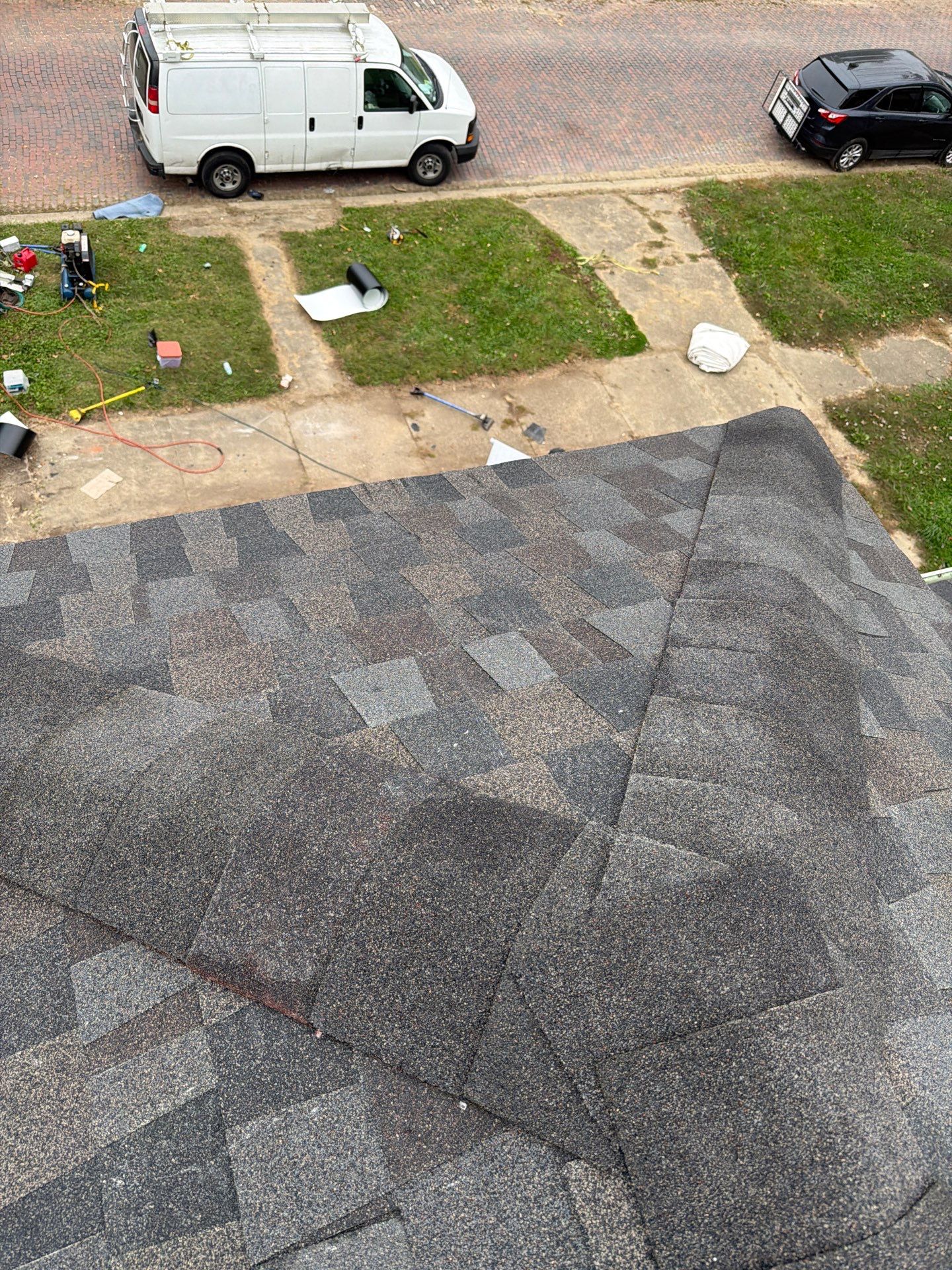 Residential Roofing Installation using GAF Timberline HDZ Appalachian Sky by Rainstoppers Roofing
