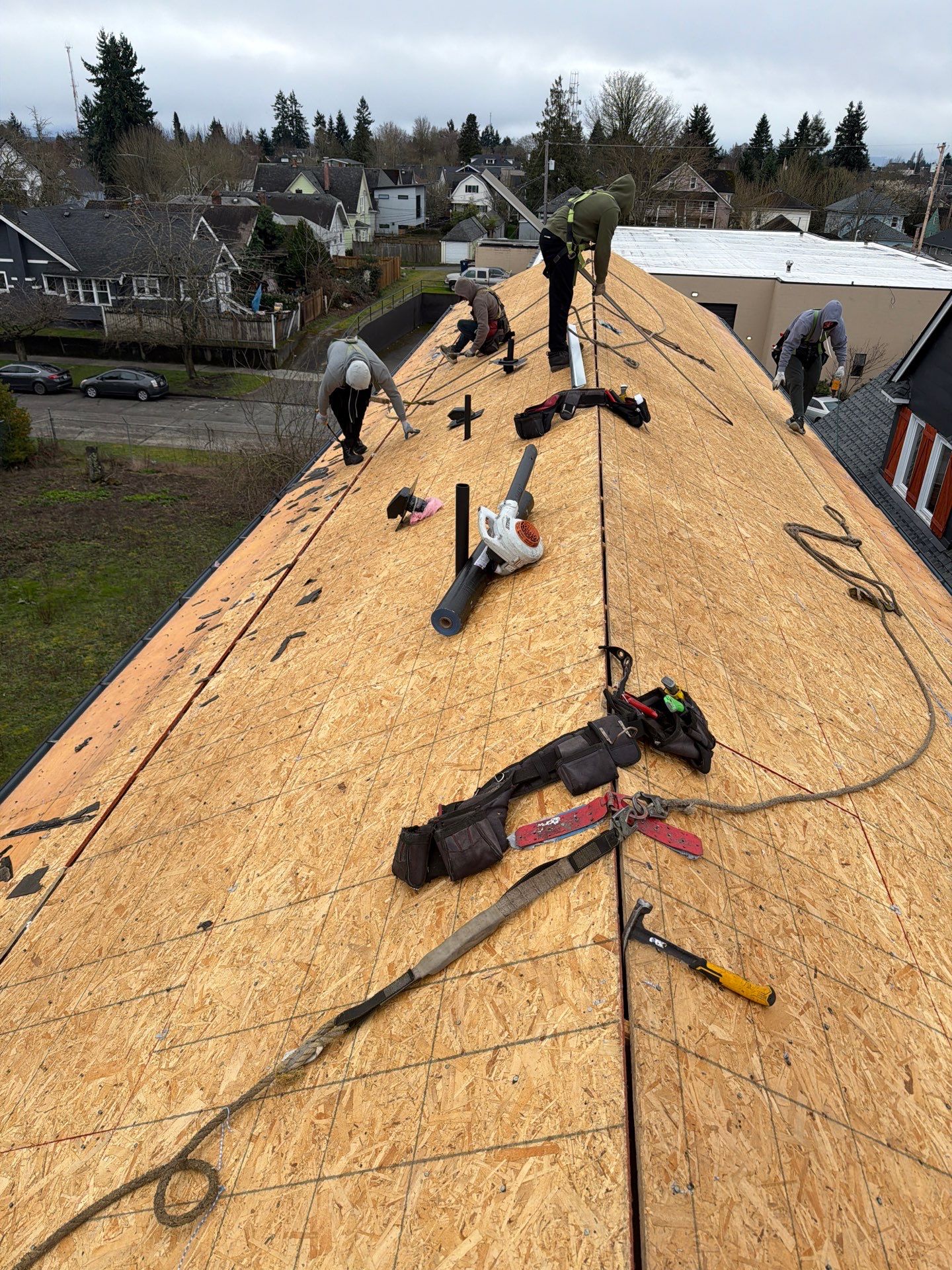Residential Roofing Installation using GAF UHDZ Shingles by Roofing Formula LLC