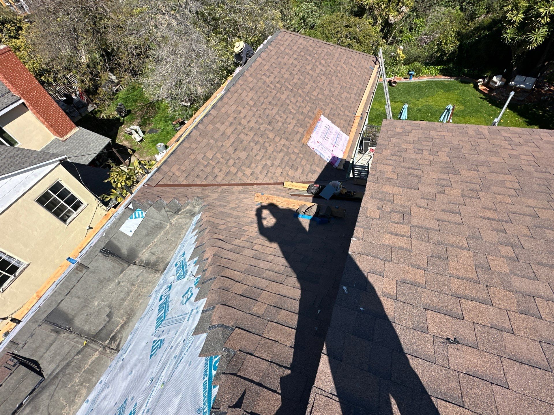 Residential Roofing Installation using Owens Corning Duration Cool Shingles by Hull Brothers Roofing