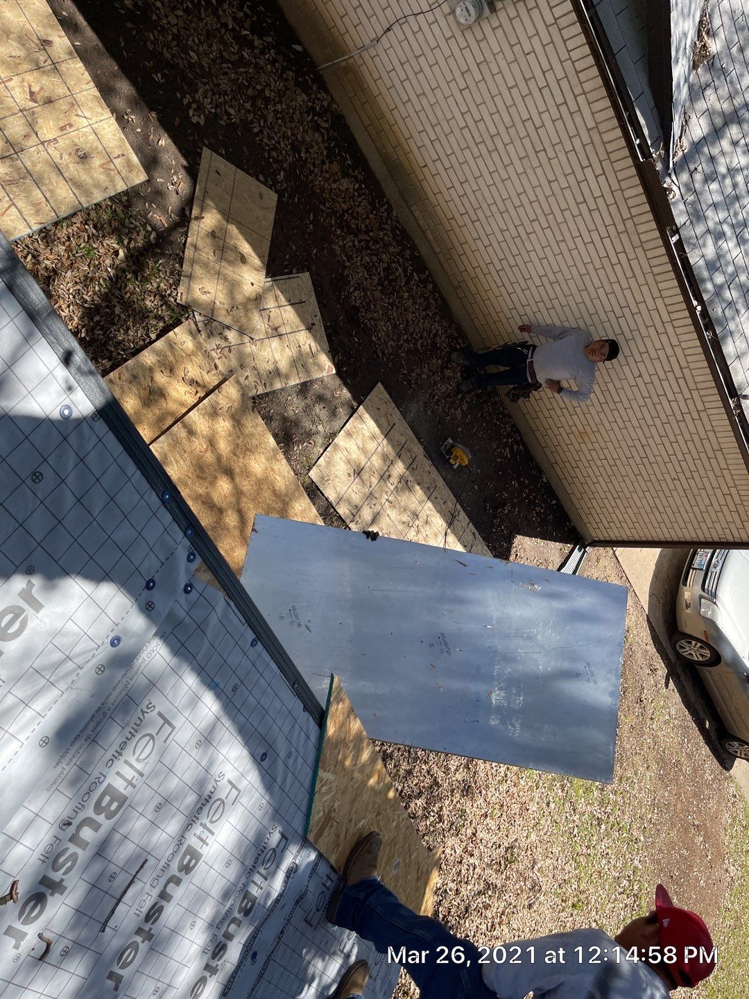Historical Home needed a full decking and new roof by First United Roofing & Construction