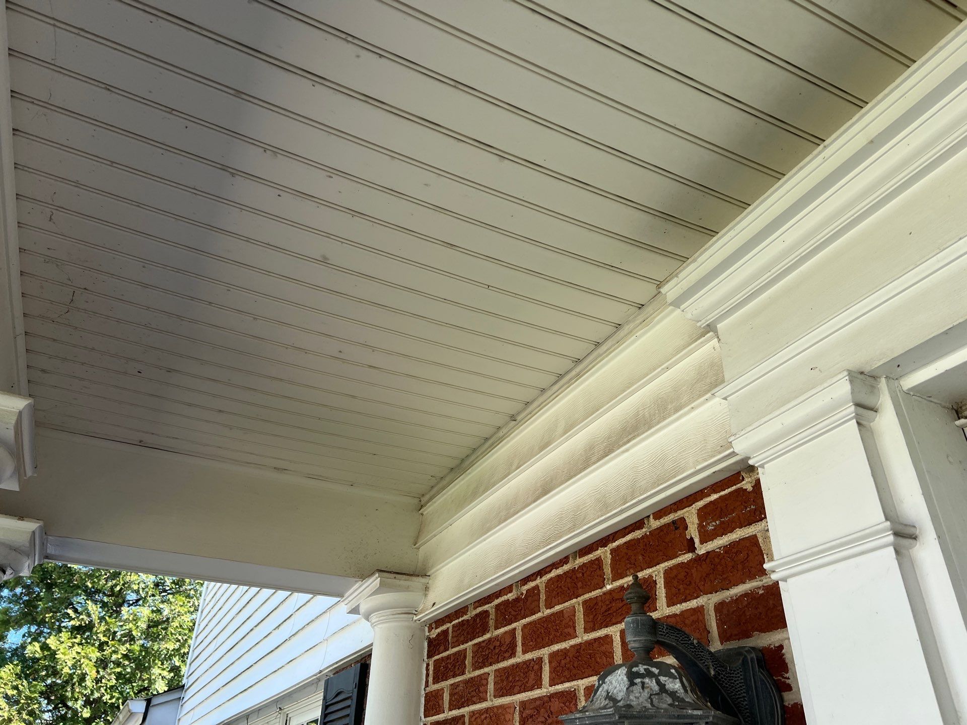 Housewashing  using Algaecide, soft wash soap by Northern Power Washing LLC.
