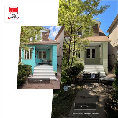 Full House Interior and Exterior Painting with Porch Restoration