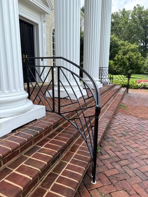 Modern Chippendale Iron Railings – Residential Installation – Potomac, MD