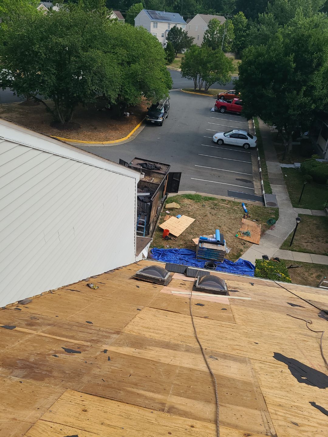 Montclair: Roof Installation with CertainTeed Landmark Designer Shingles in Burnt Sienna by RM Banning, Inc.