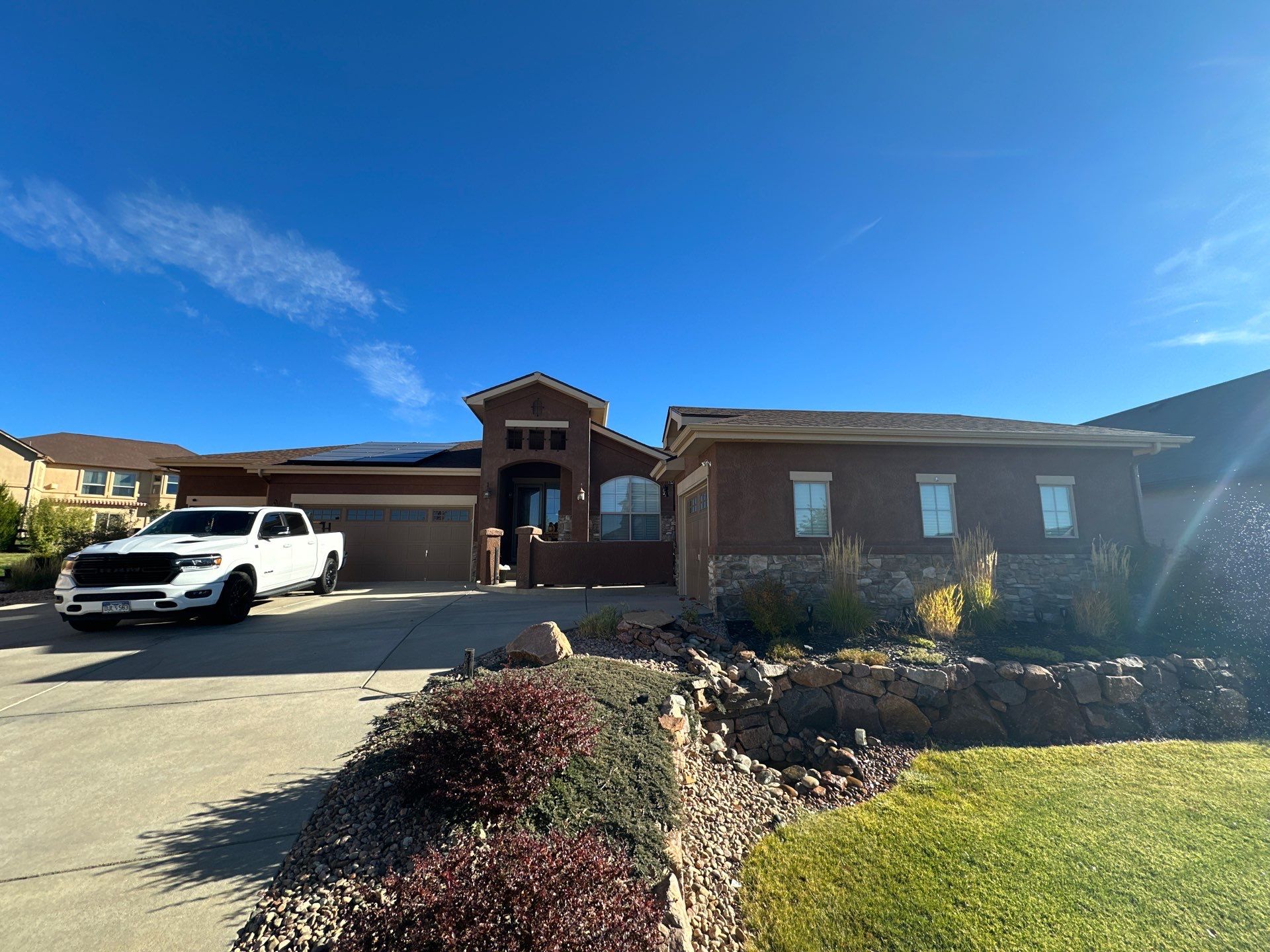 Storm Related Insurance Claim by Alpine: Roofing, Stucco, Windows, and Doors