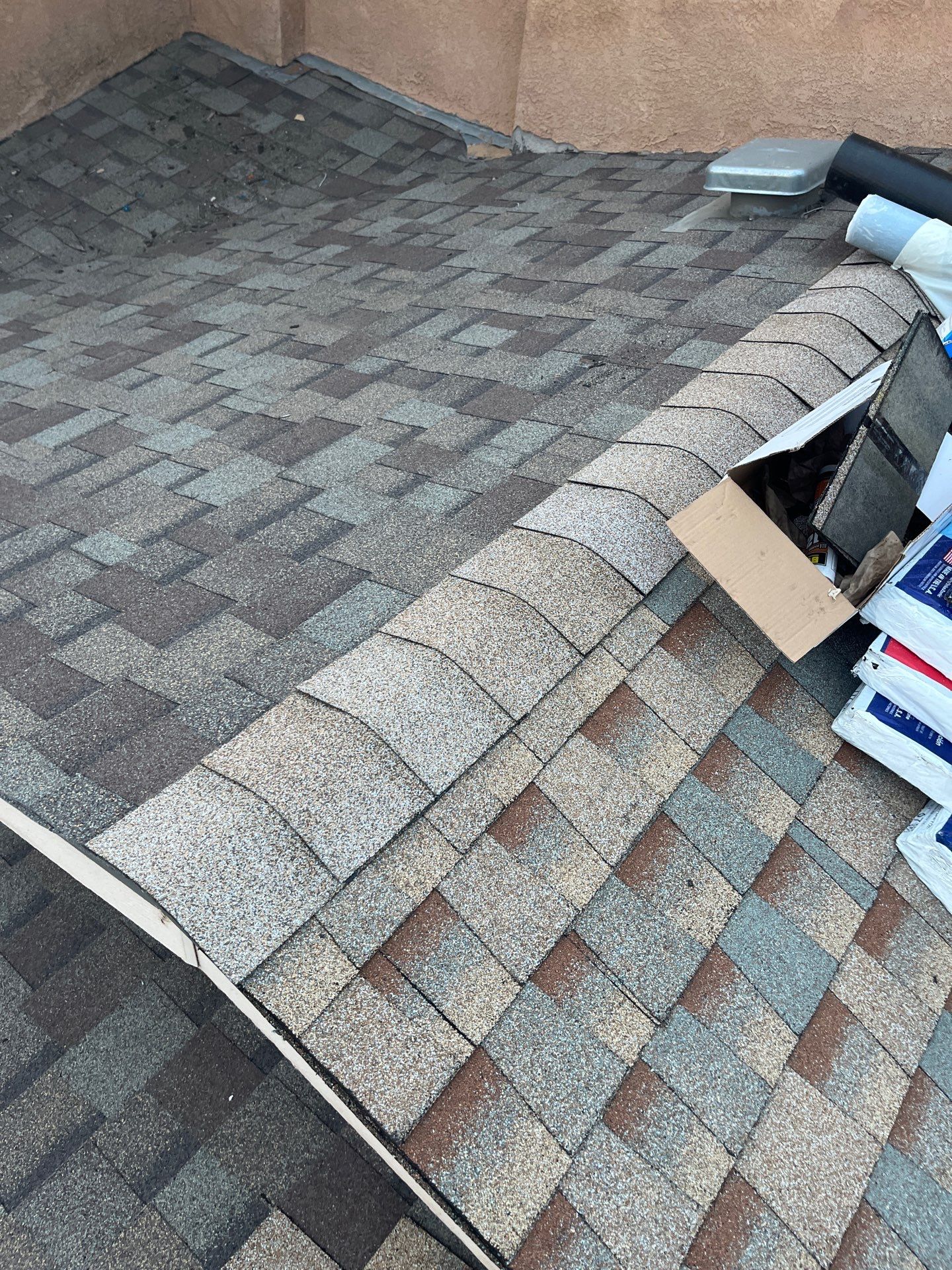 Autumn Blend Shingles by Reimagine Roofing