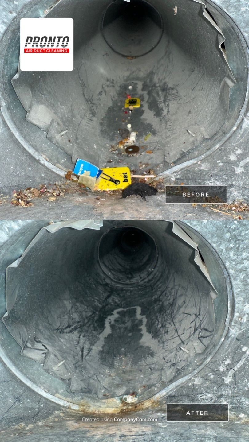 Air duct cleaning using Hypervac by Pronto Air Duct Cleaning