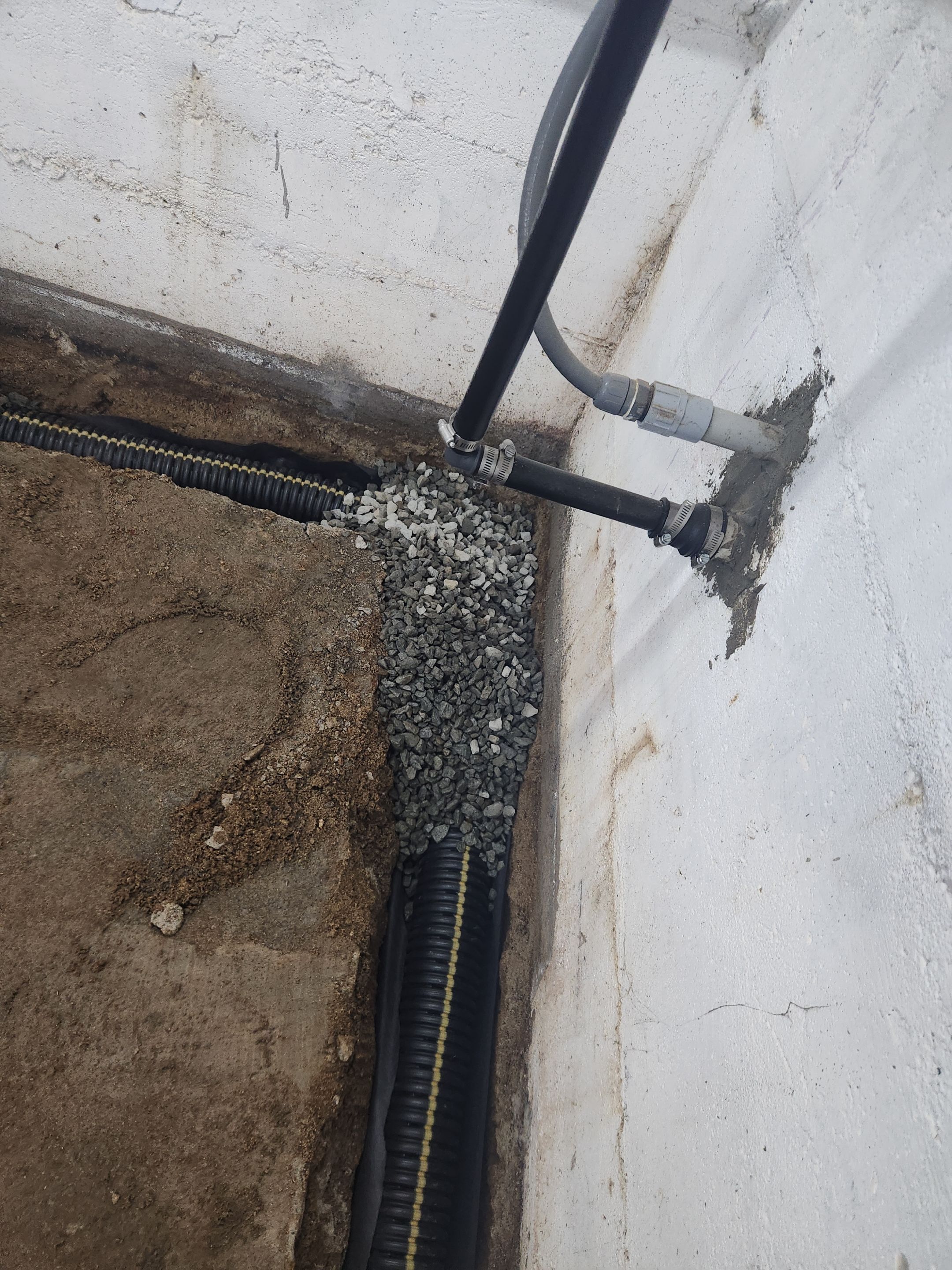 Interior French Drain Boonton NJ by Pure Service Pro, LLC 