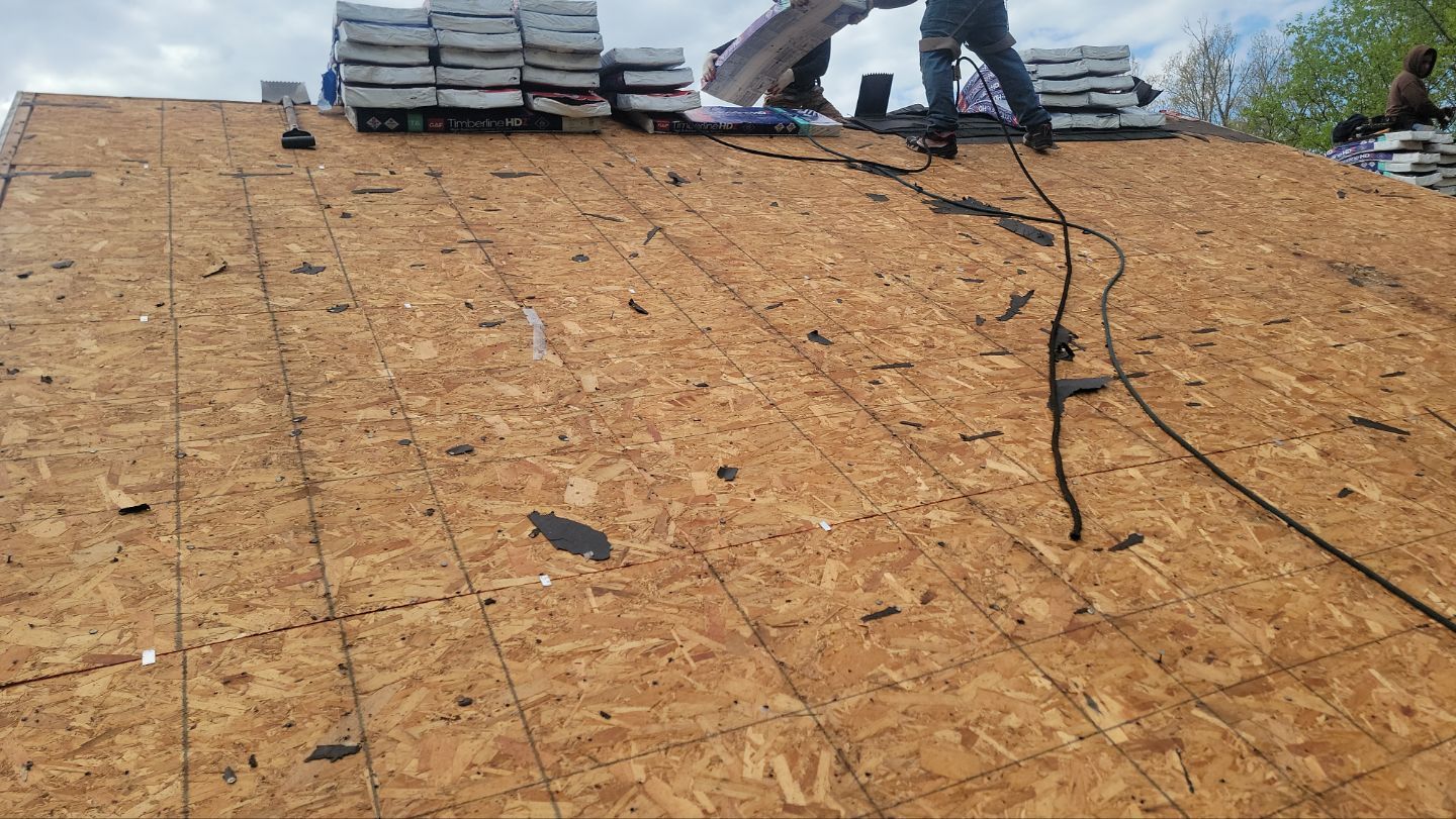 Roof Installation using GAF Timberline HDZ by ExteriorPros