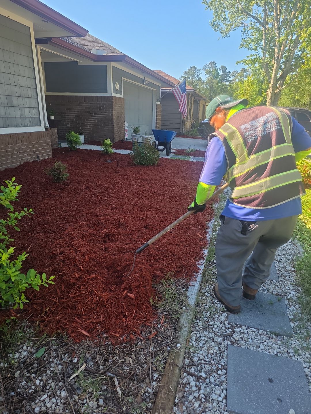 Residential | Mulch Install  by ProGreen Services