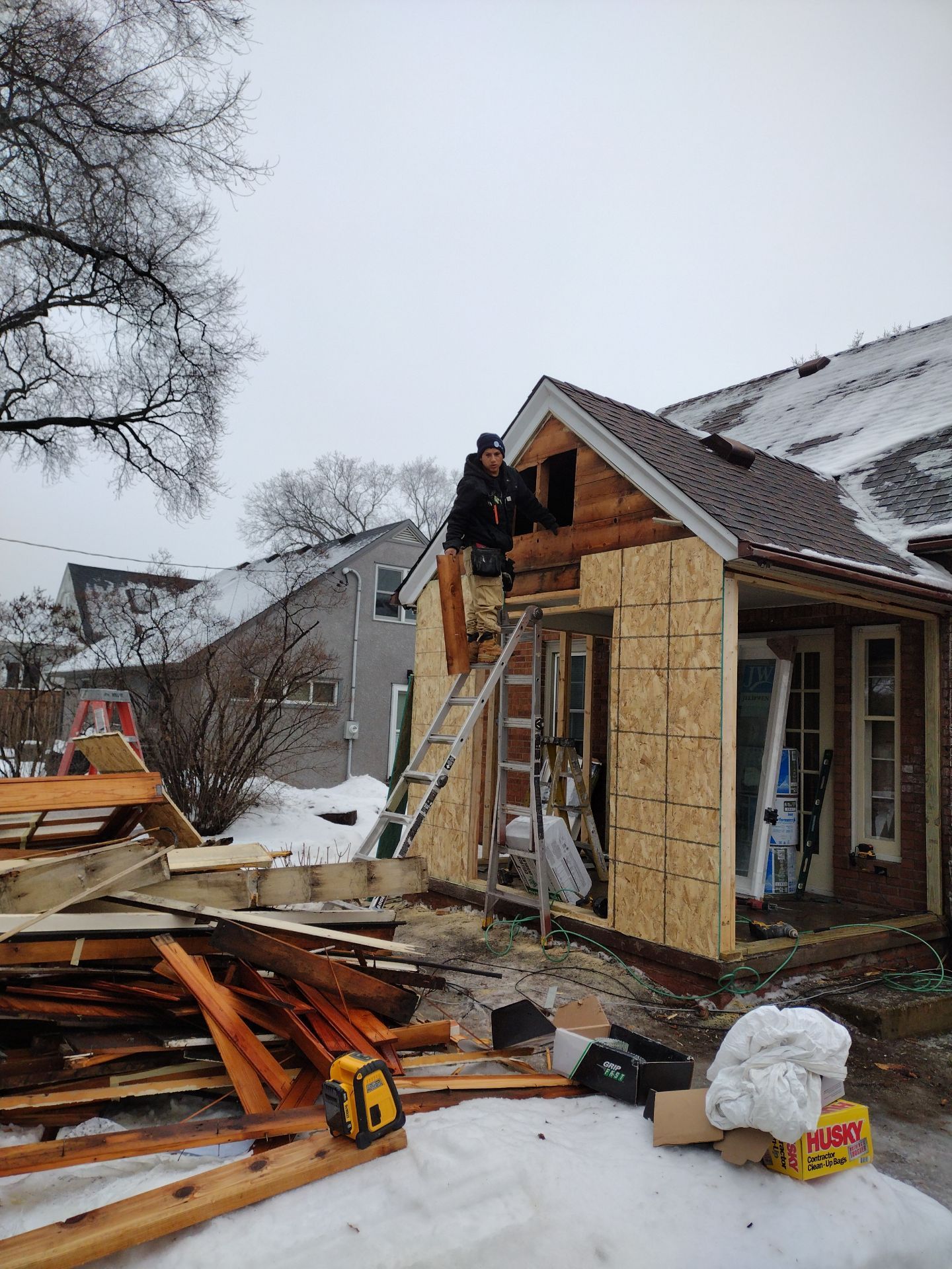 Three-Season Porch Renovation – Complete Structural Transformation by Johnny Five Construction