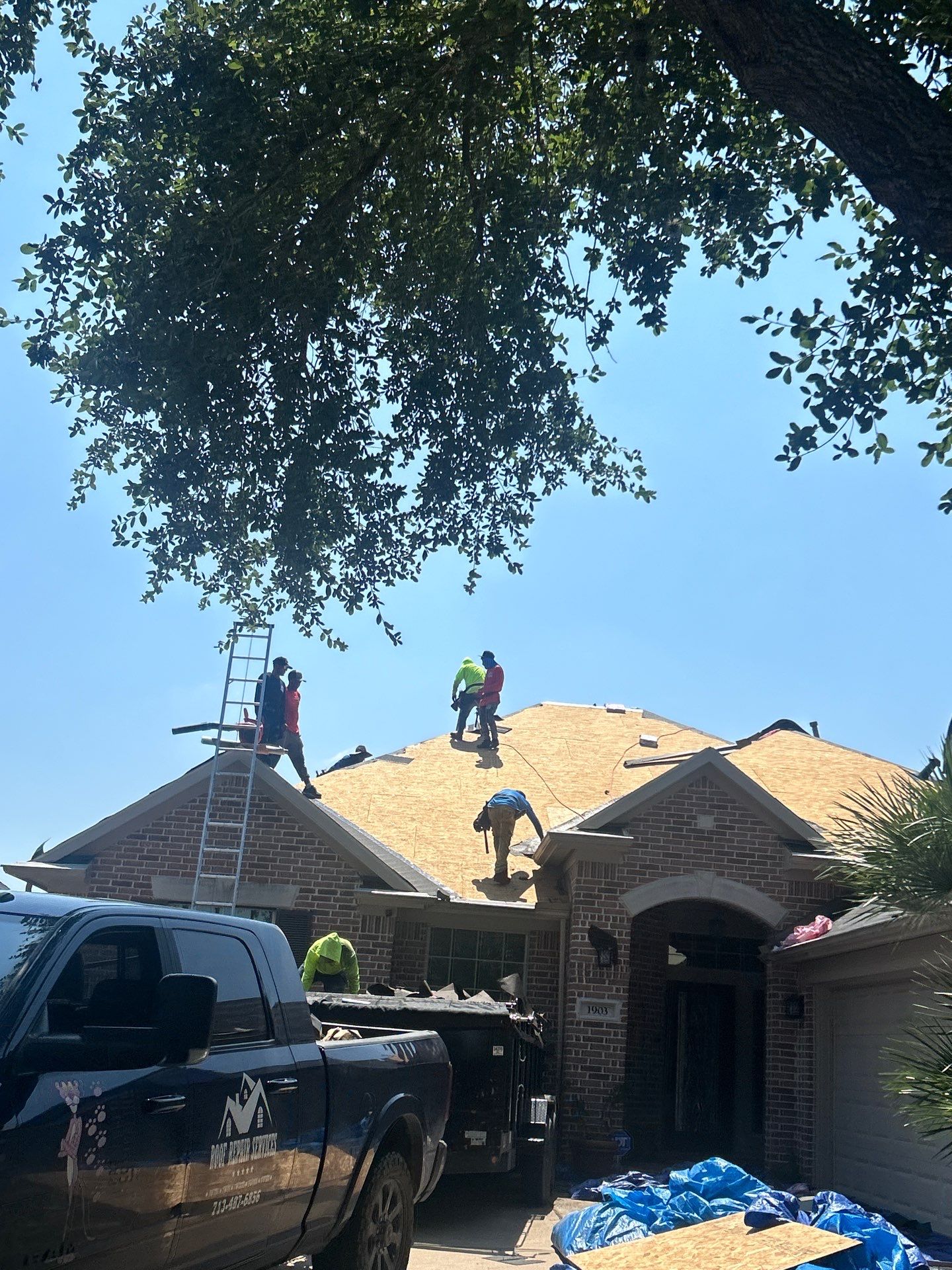 Residential Roofing Repair using Owen's Corning Duration (Lifetime) Shingles by Roof Repair Company