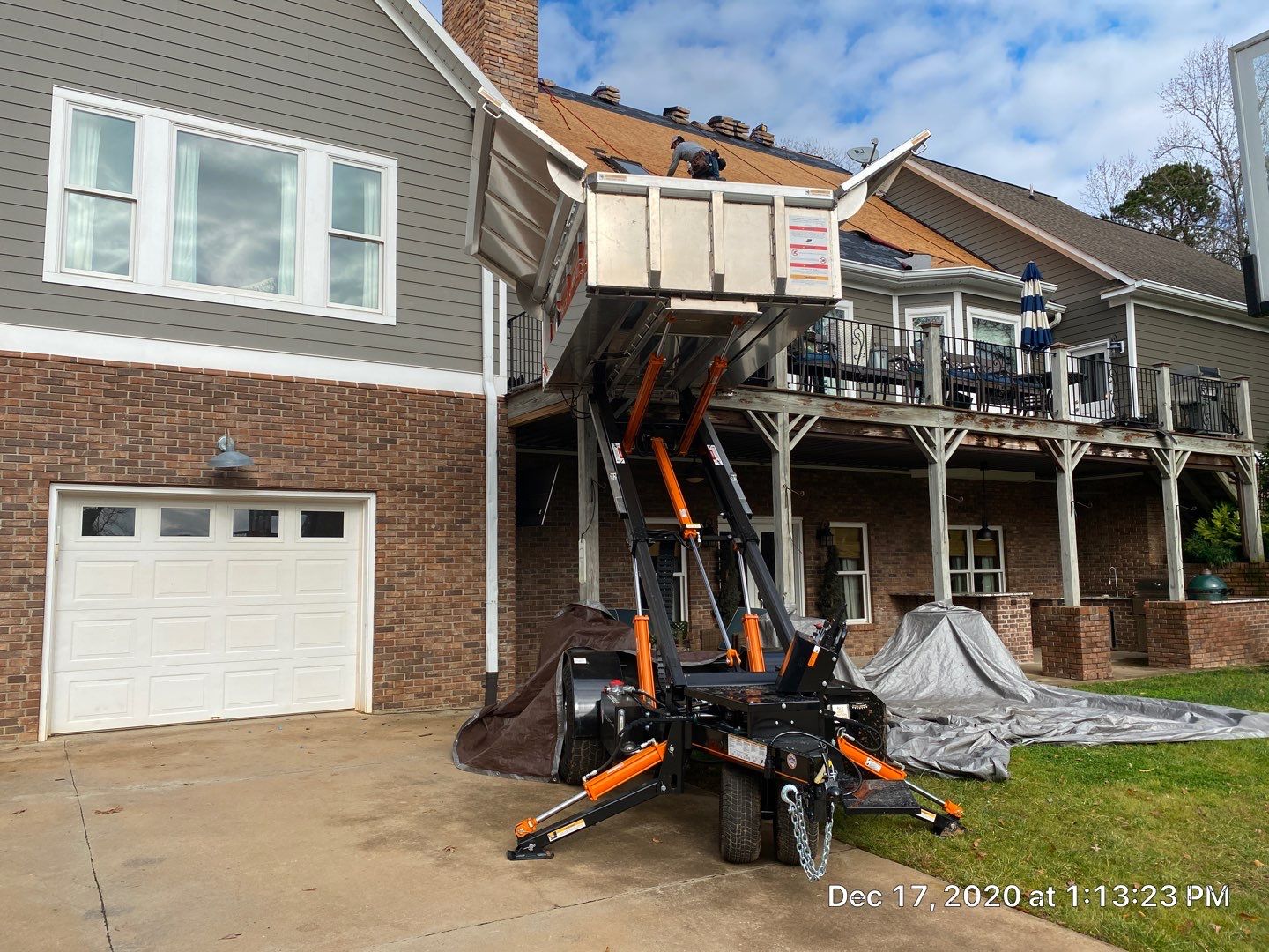 Residential Roofing Installation in Spartanburg, SC using Ceartainteed Landmark Architectural Shingles by Property Assessment