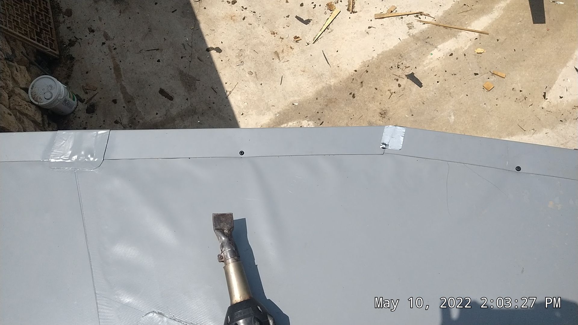Commercial Roofing Installation using 50 mil PVC by Hostetler Roofing