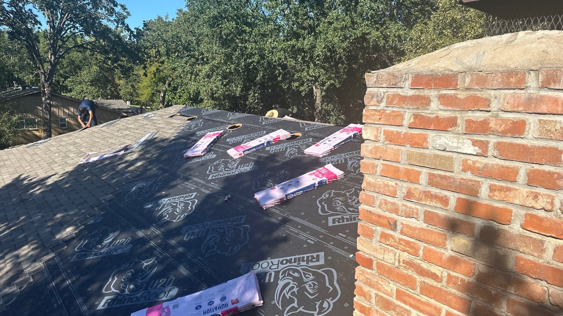 Residential Roofing Installation using Owens Corning ProArmor Synthetic Underlayment by Becker Roofing and Exteriors