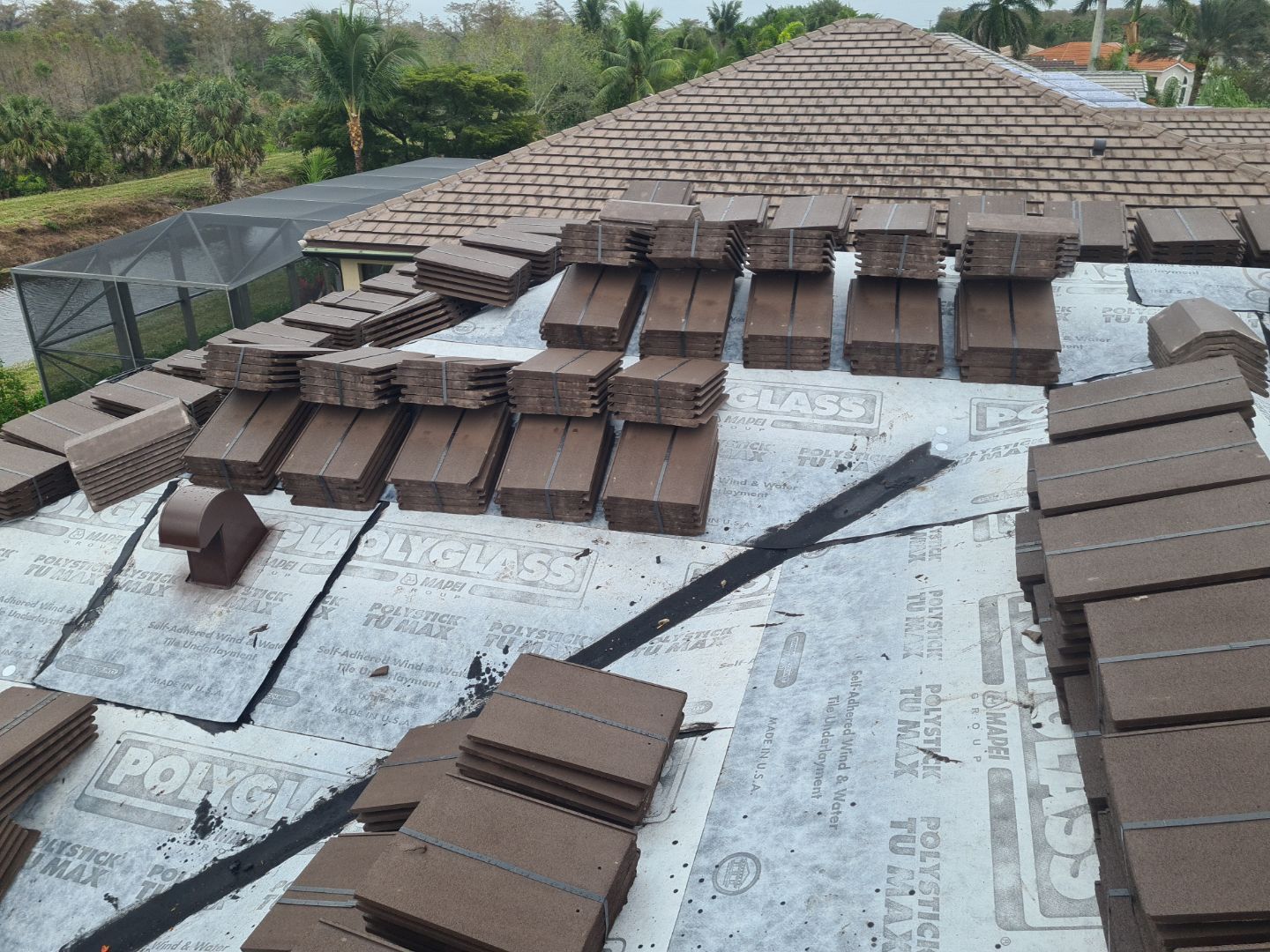 Residential Roofing Installation using WestLake Roofing Tile by BLUES BROTHERS CONSTRUCTION CORP