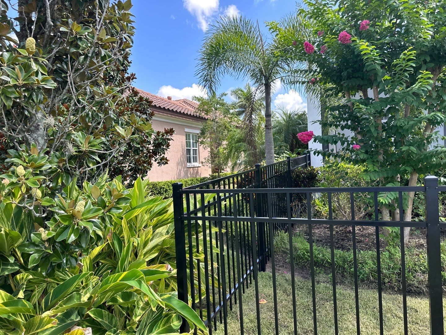 Aluminum Fence Installation using 3 Rail Aluminum Fence by Asap fence and gates, LLC