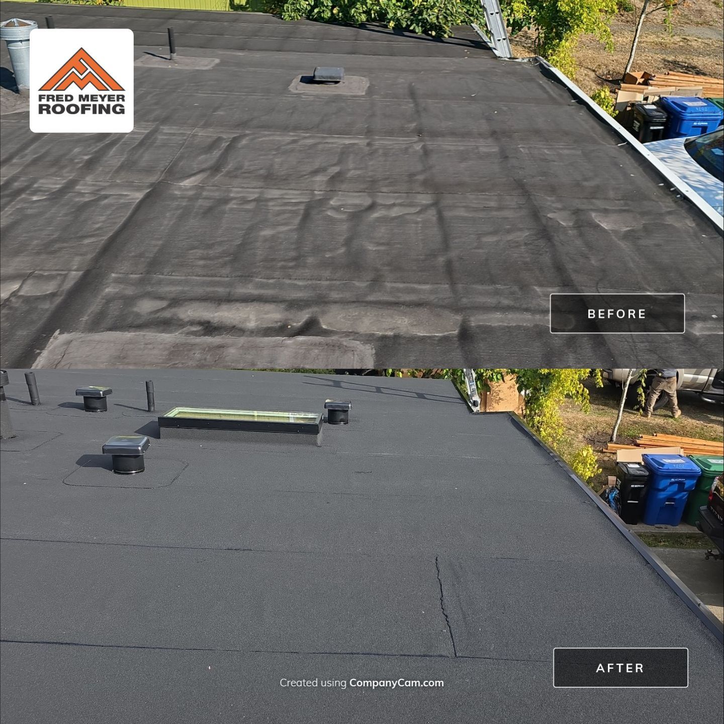 Roof Project in Seattle by Fred Meyer Roofing