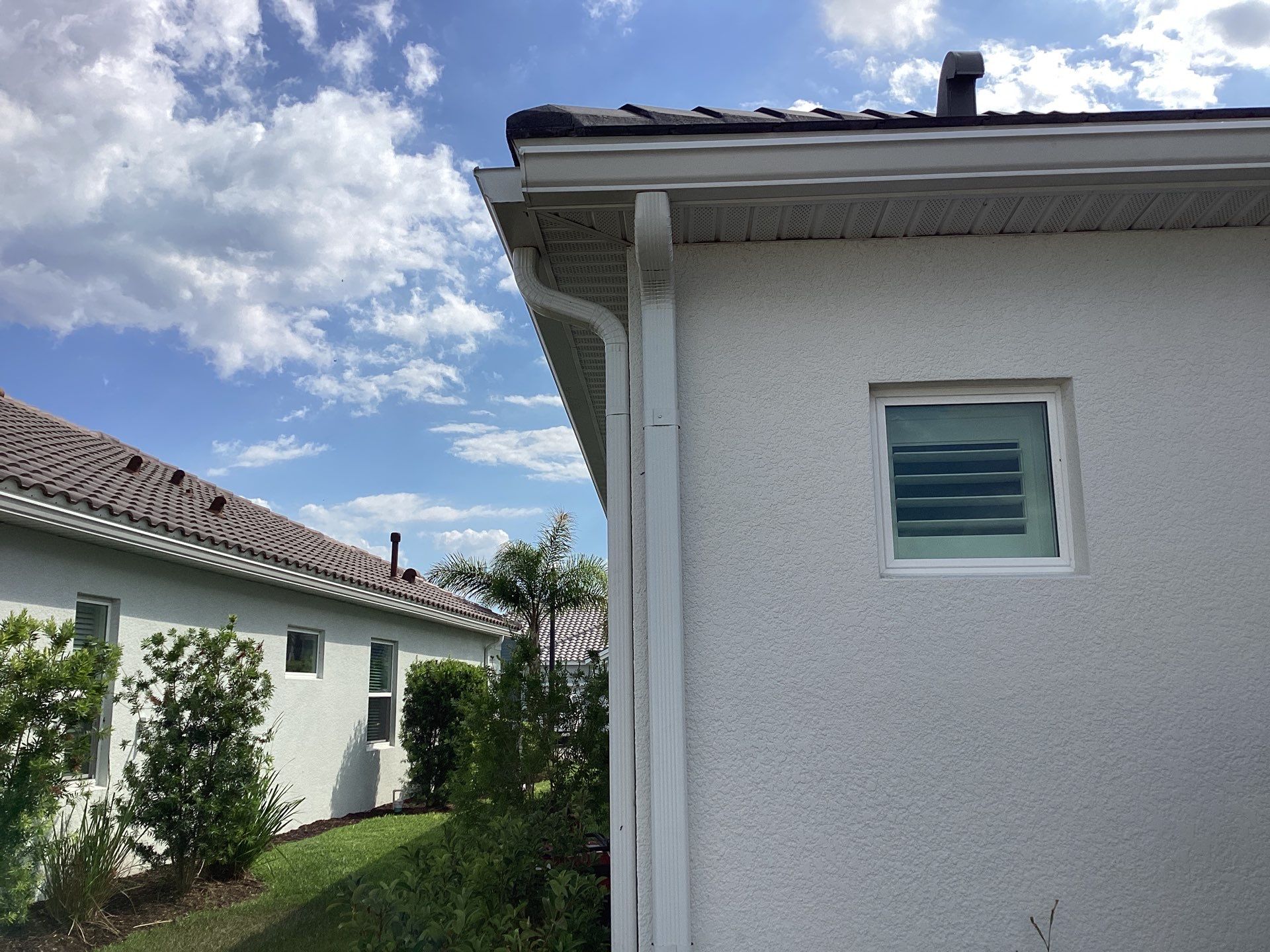 Seamless Gutter Installation Project in Sarasota FL by Gutter Professors