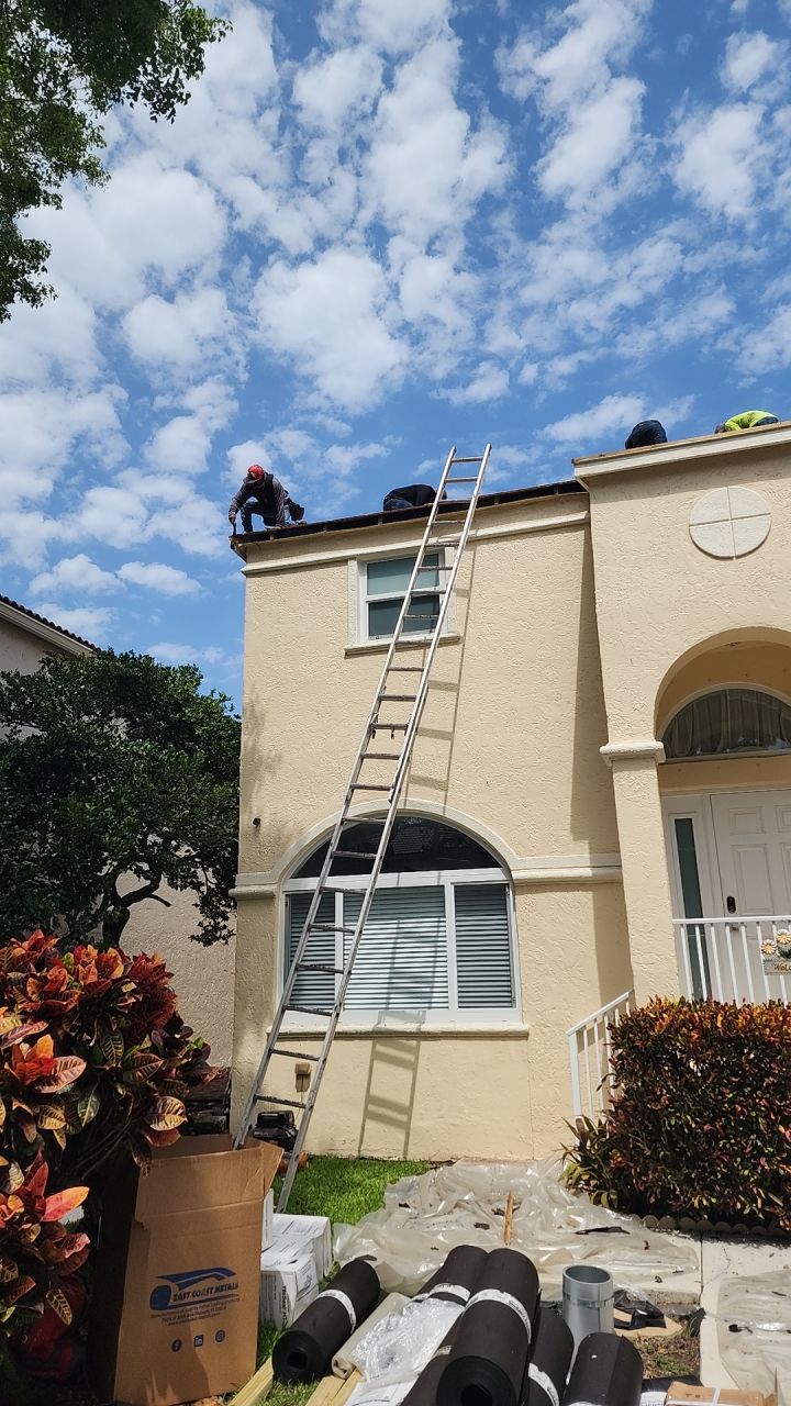 Red Concrete Tile Roof Replacement for Coral Springs Residence by Aastro Roofing