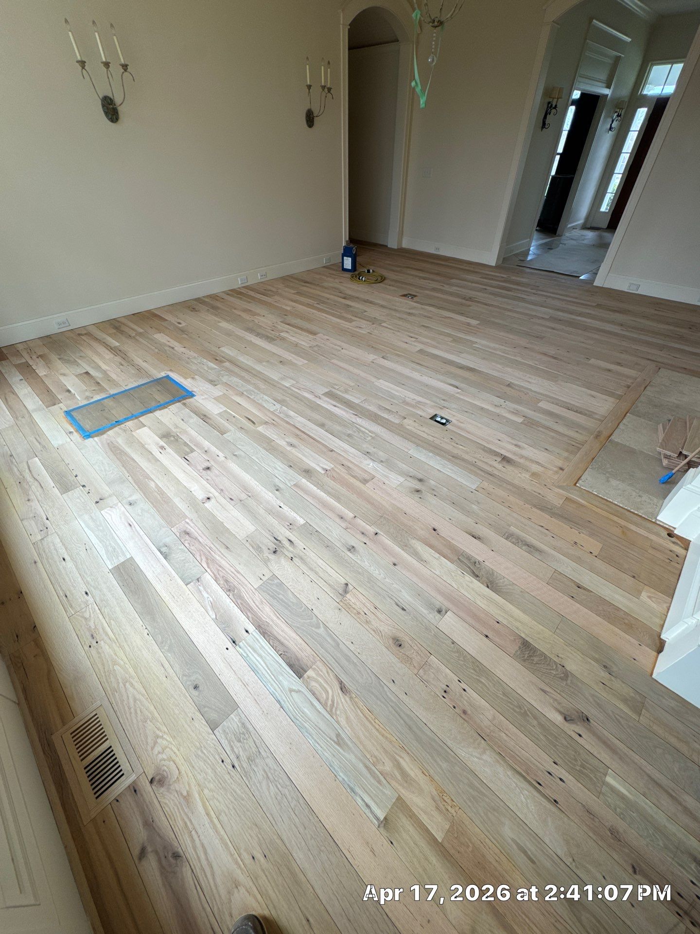 Sand and Finish, Herringbone Feature! by RTBaldwin Hardwood Floors