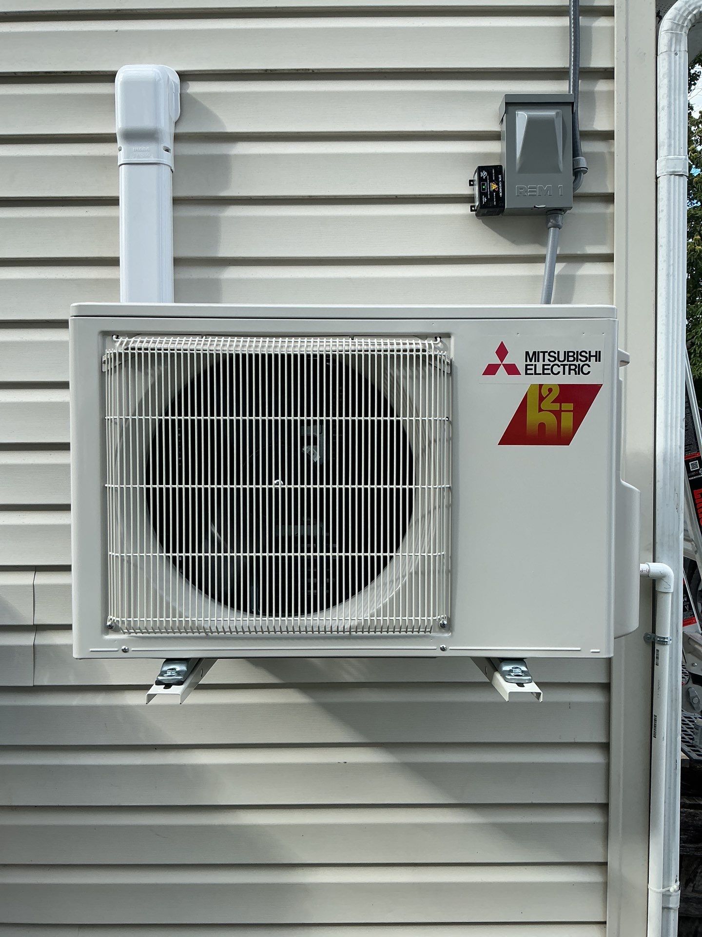 Mitsubishi Hyper Heat Mini-split Install by Elemental Heating and air conditioning LLC