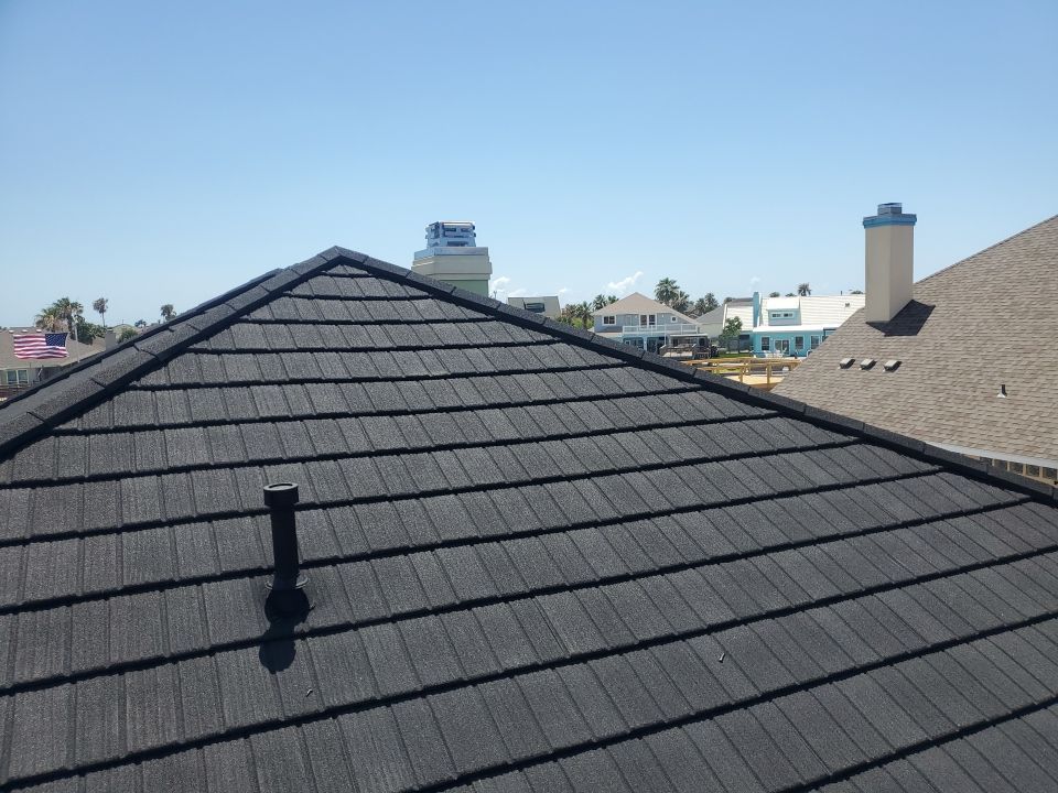 Residential Roofing Installation using Tilcor Stone Coated Steel Roofing by Lighthouse Roofing