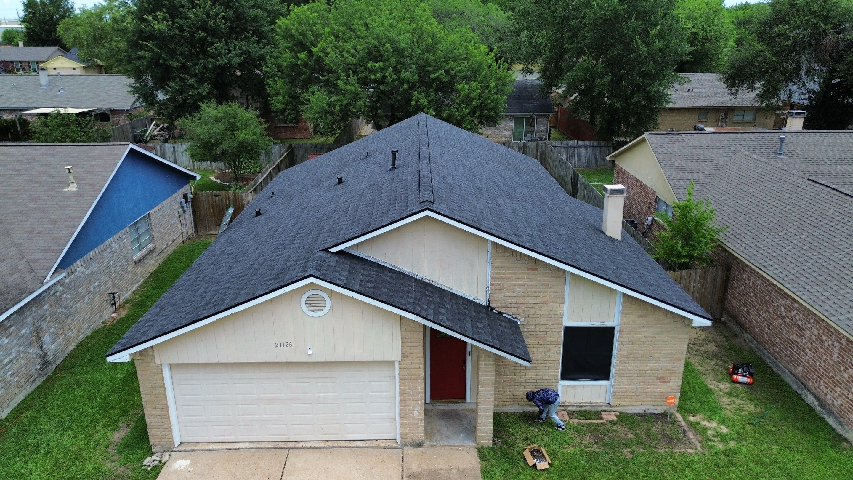 Roof remplacement with decking by CAP Roofing and Construction LLC