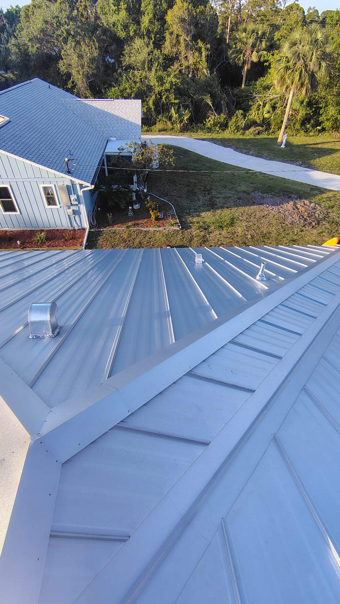 24ga 1" Nail-Strip Mill Finish by Total Roofing System The Metal Roof Experts