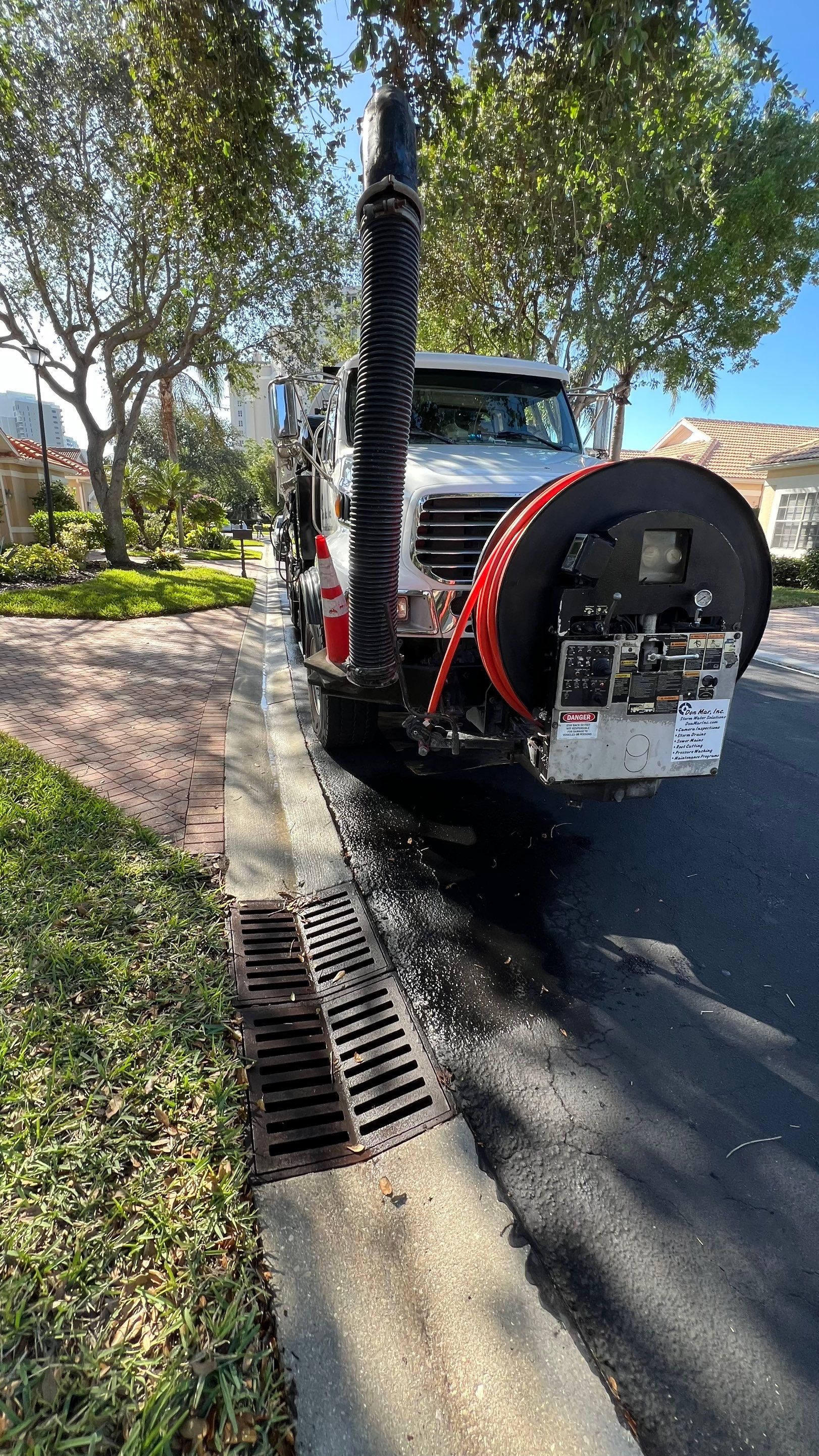 North Naples Neighborhood Catch Basin Cleaning by Don Mar, Inc. Storm Water Solutions
