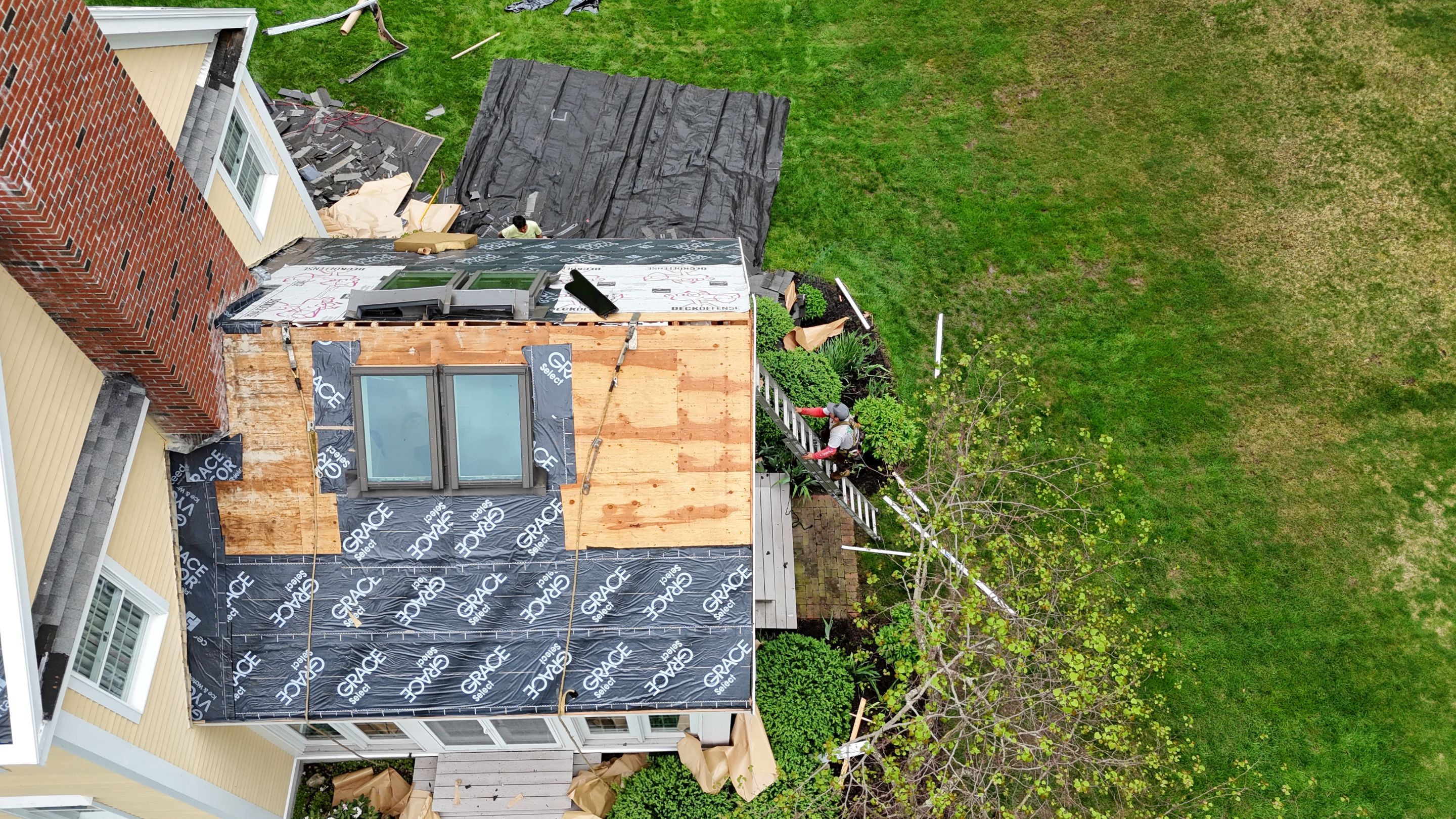 Roof Replacement with Owens Corning Shingles and Copper Flashing by Mighty Dog Roofing of Greater Middlesex County