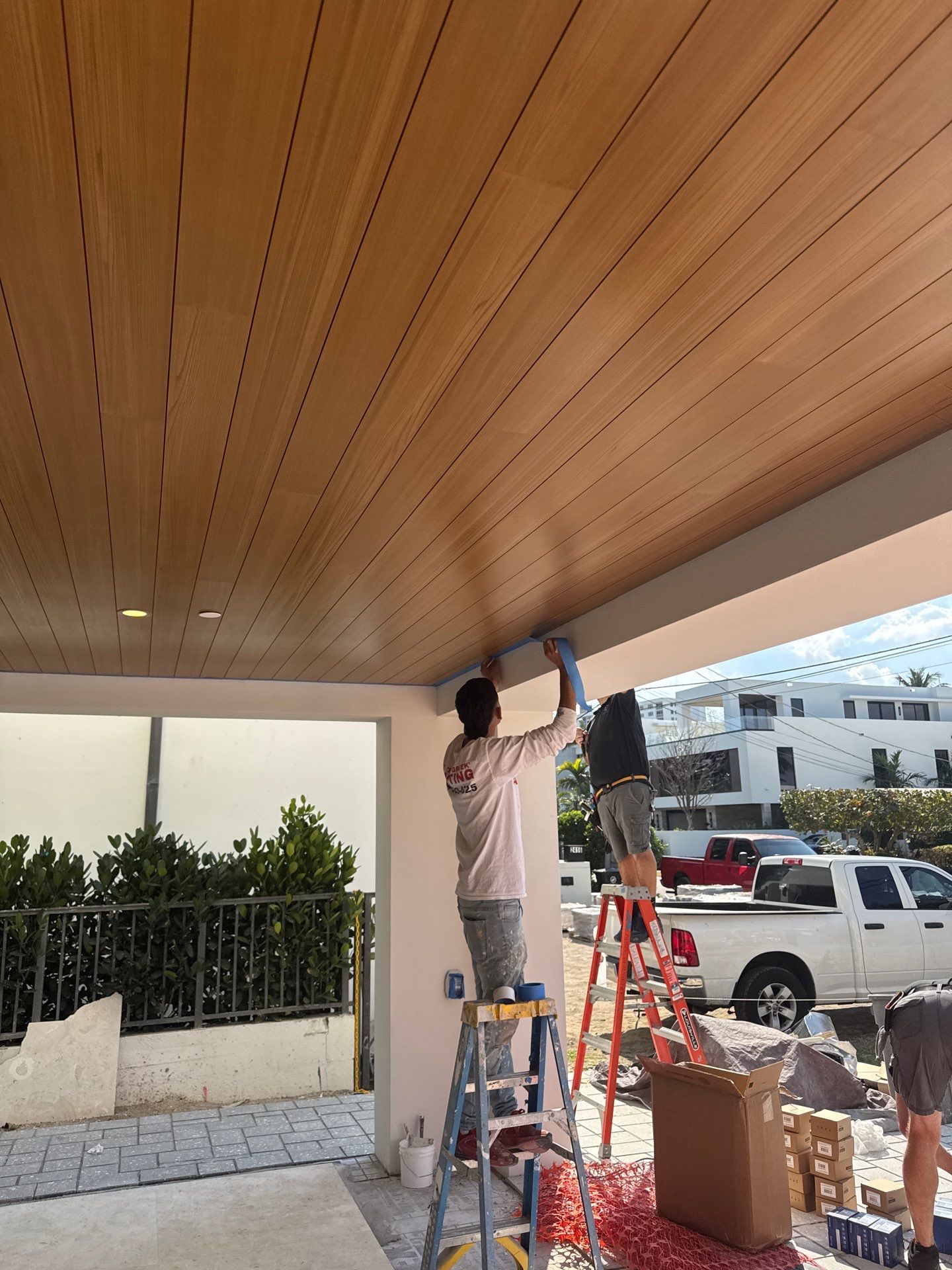 Oceanfront New Home Painting by John “The Greek” Painting