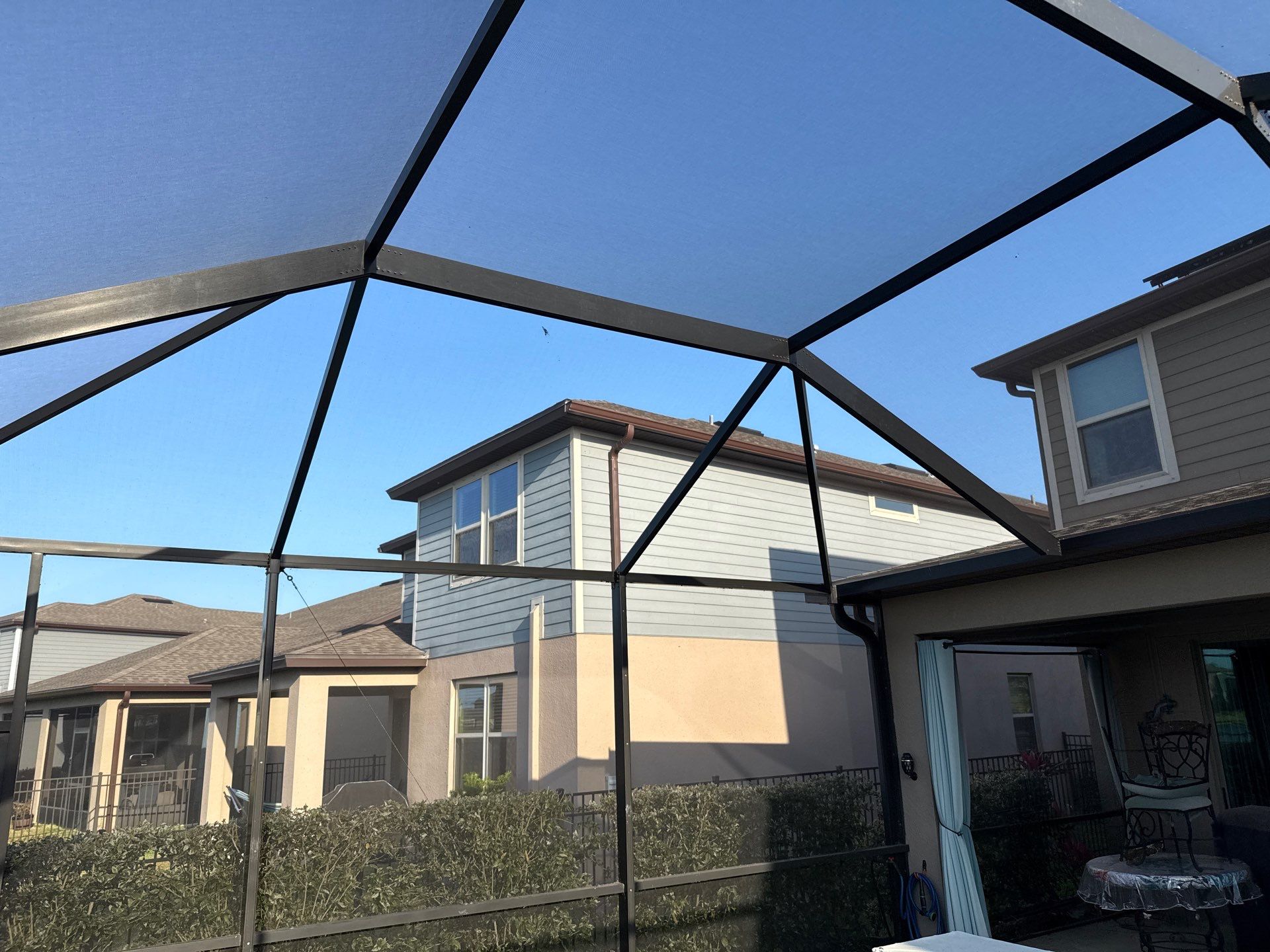 Roof Soft Wash, Pool Deck & Screen Enclosure Cleaning – Trevesta Community, Palmetto, FL by Sunshine AquaWash