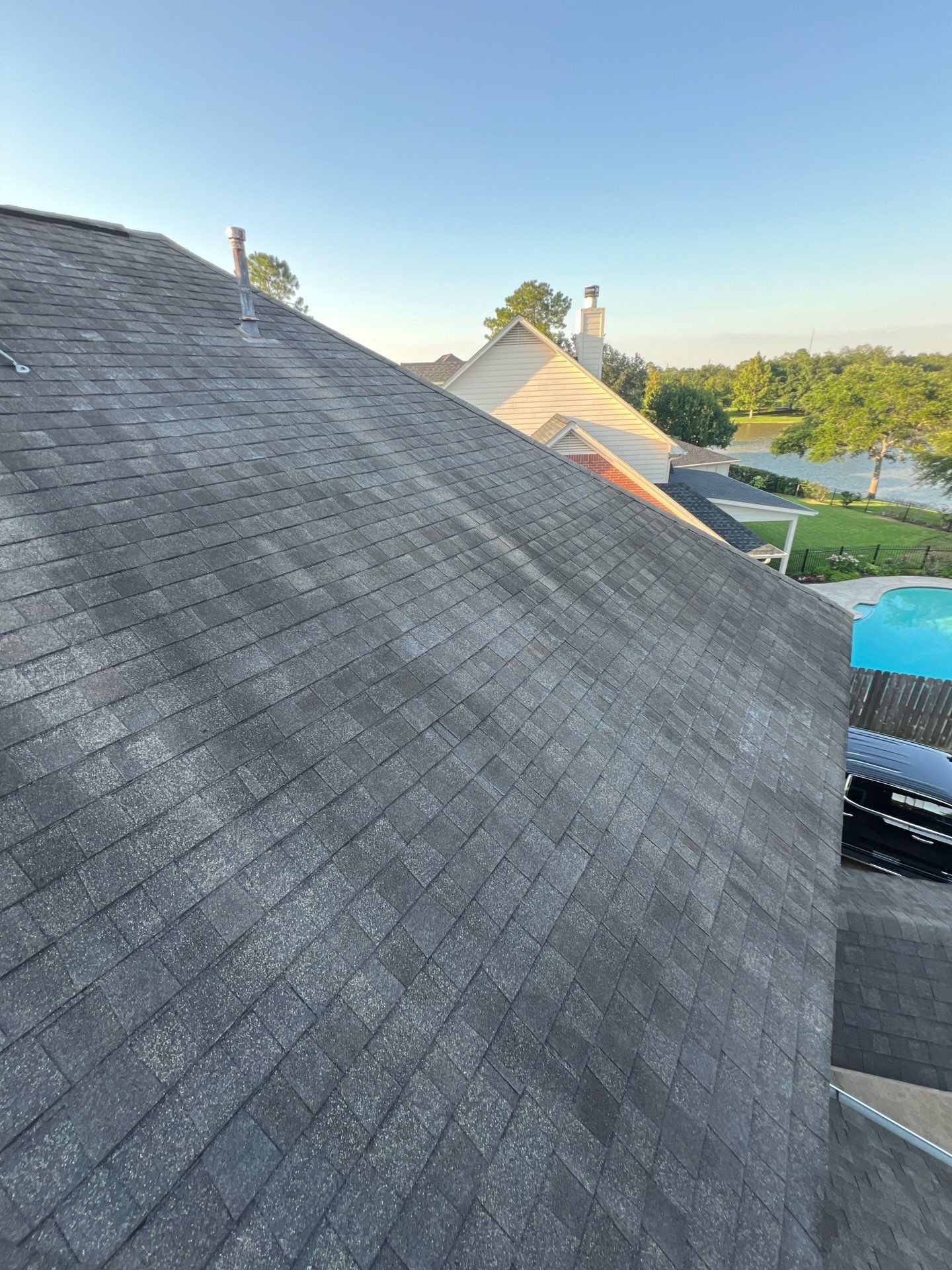 Residential Roofing Installation using Owen's Corning Duration (Lifetime) Shingles by Roof Repair Company