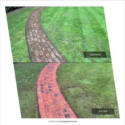 Roof - Driveway - Patio Clean using 18inch Whirlaway FSC