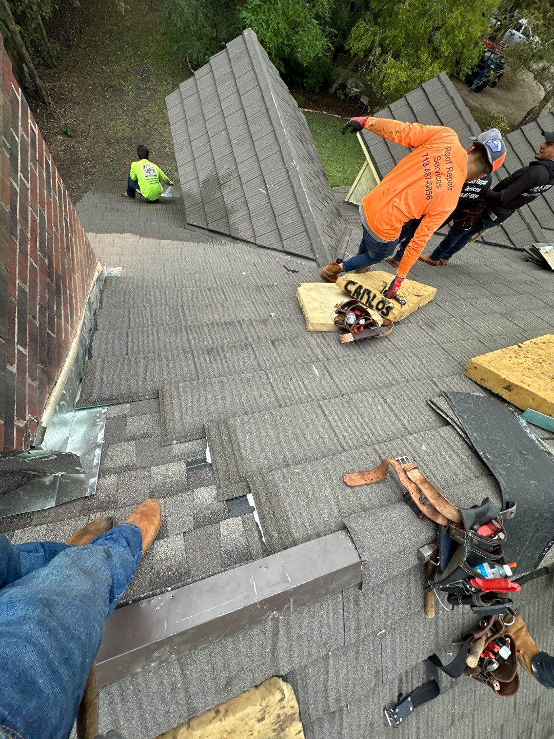 Residential Roofing Repair using Owen's Corning Duration (Lifetime) Shingles by Roof Repair Company